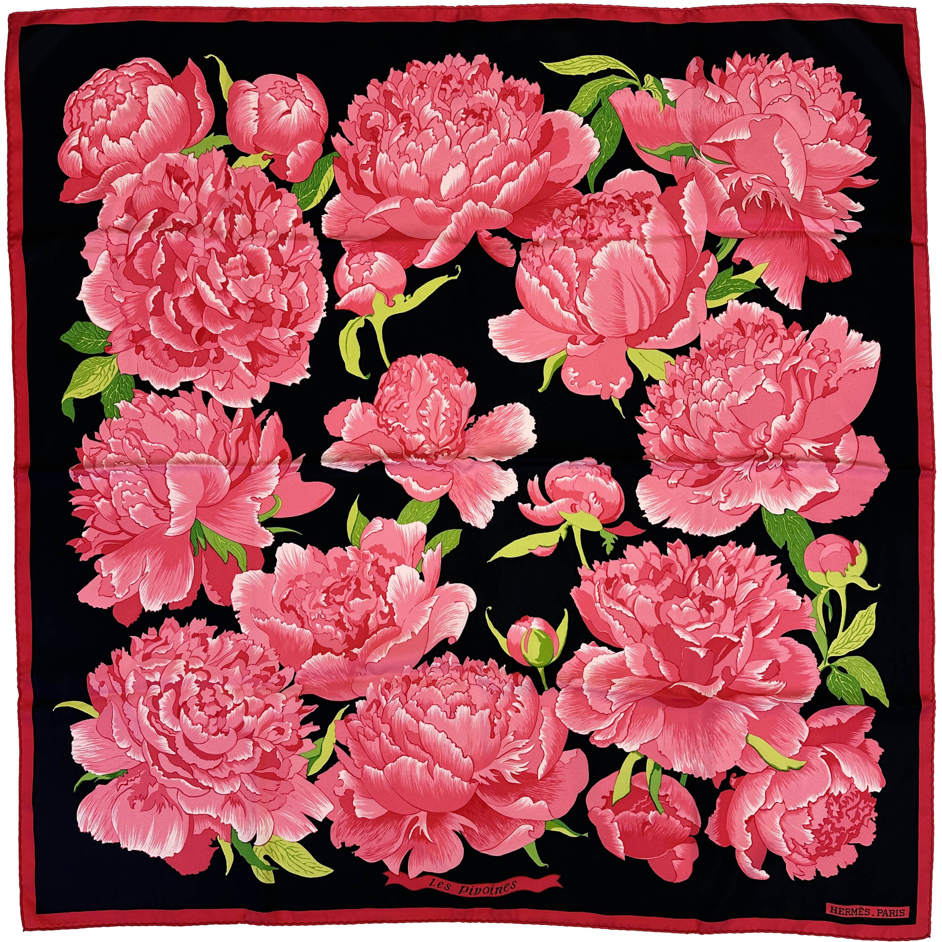 Hermès Les Pivoines 90