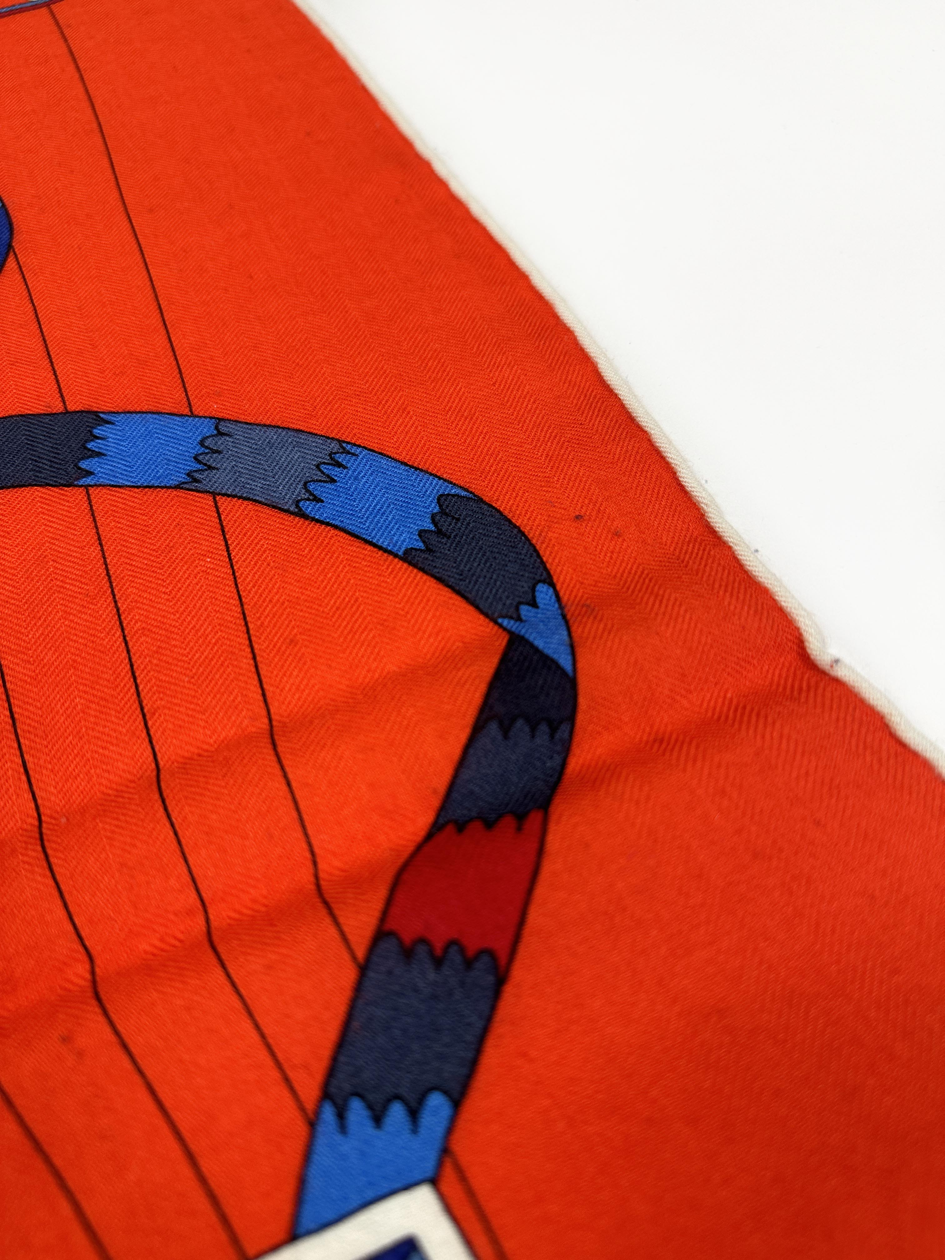 Hermès Point d'orgue Cashmere Silk 140