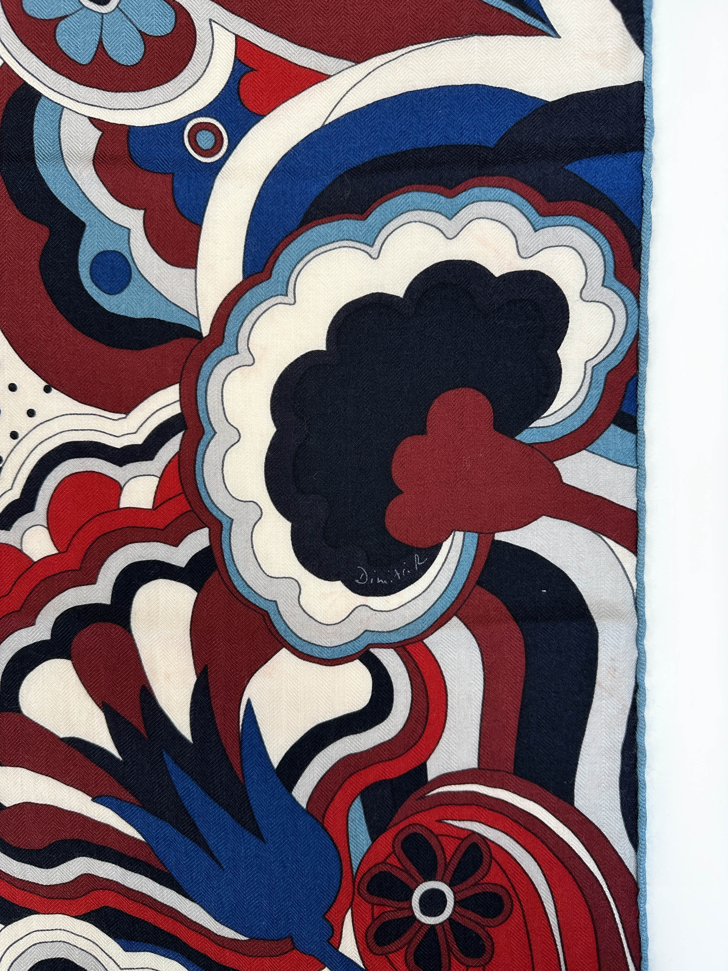 Hermès Faubourg Rainbow Cashmere Silk 140