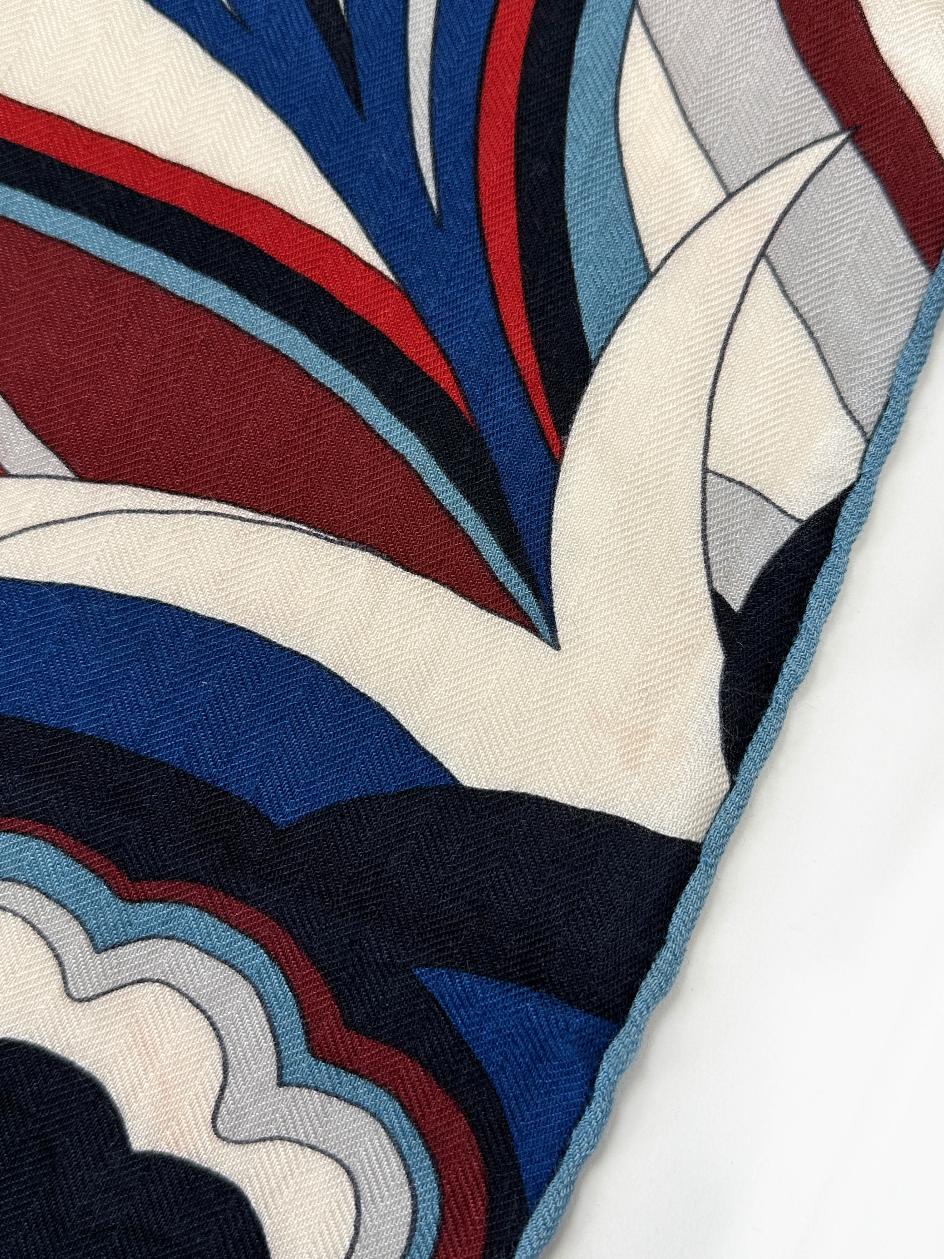 Hermès Faubourg Rainbow Cashmere Silk 140