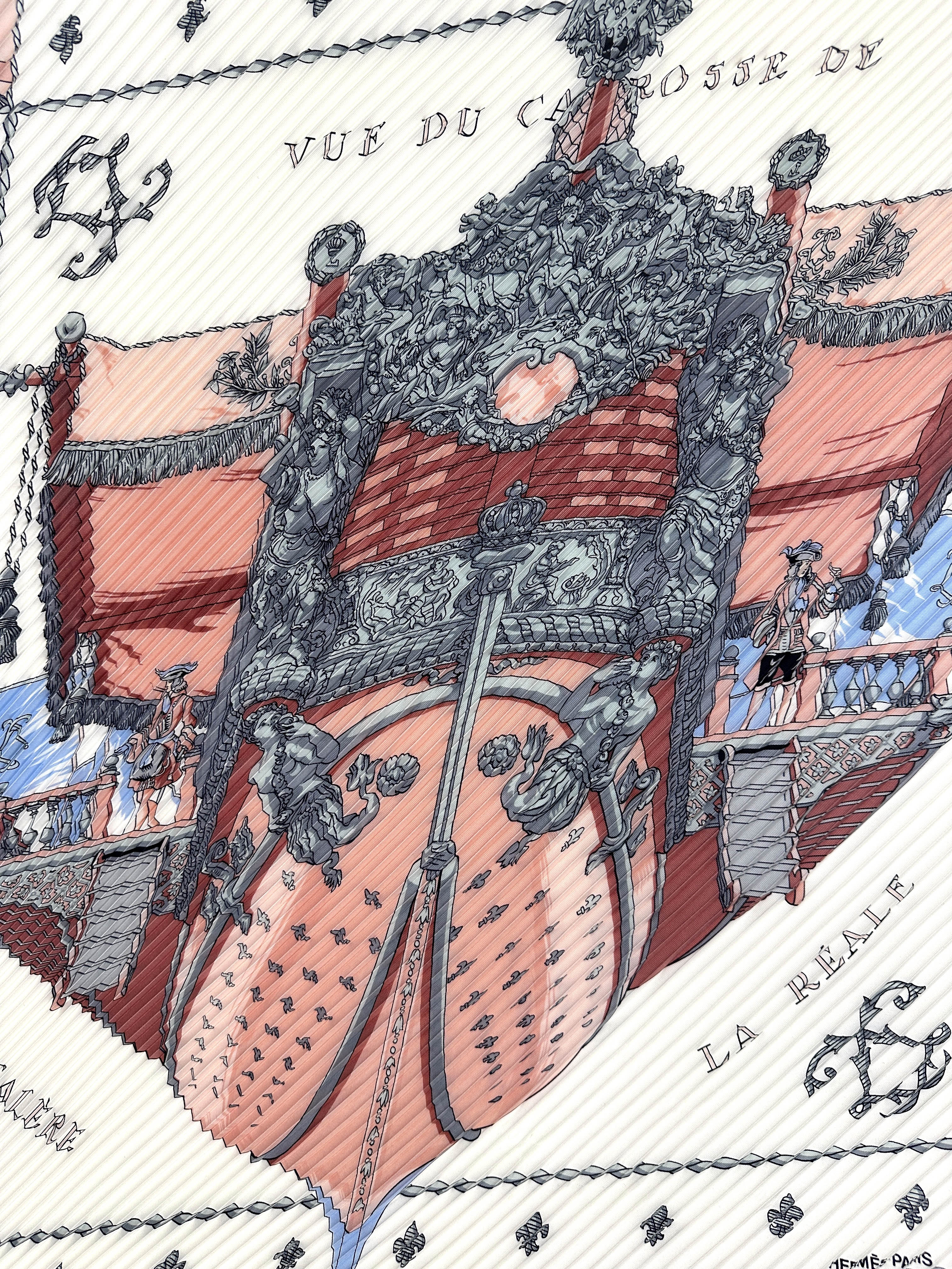 Hermès La Réale Plissé 90