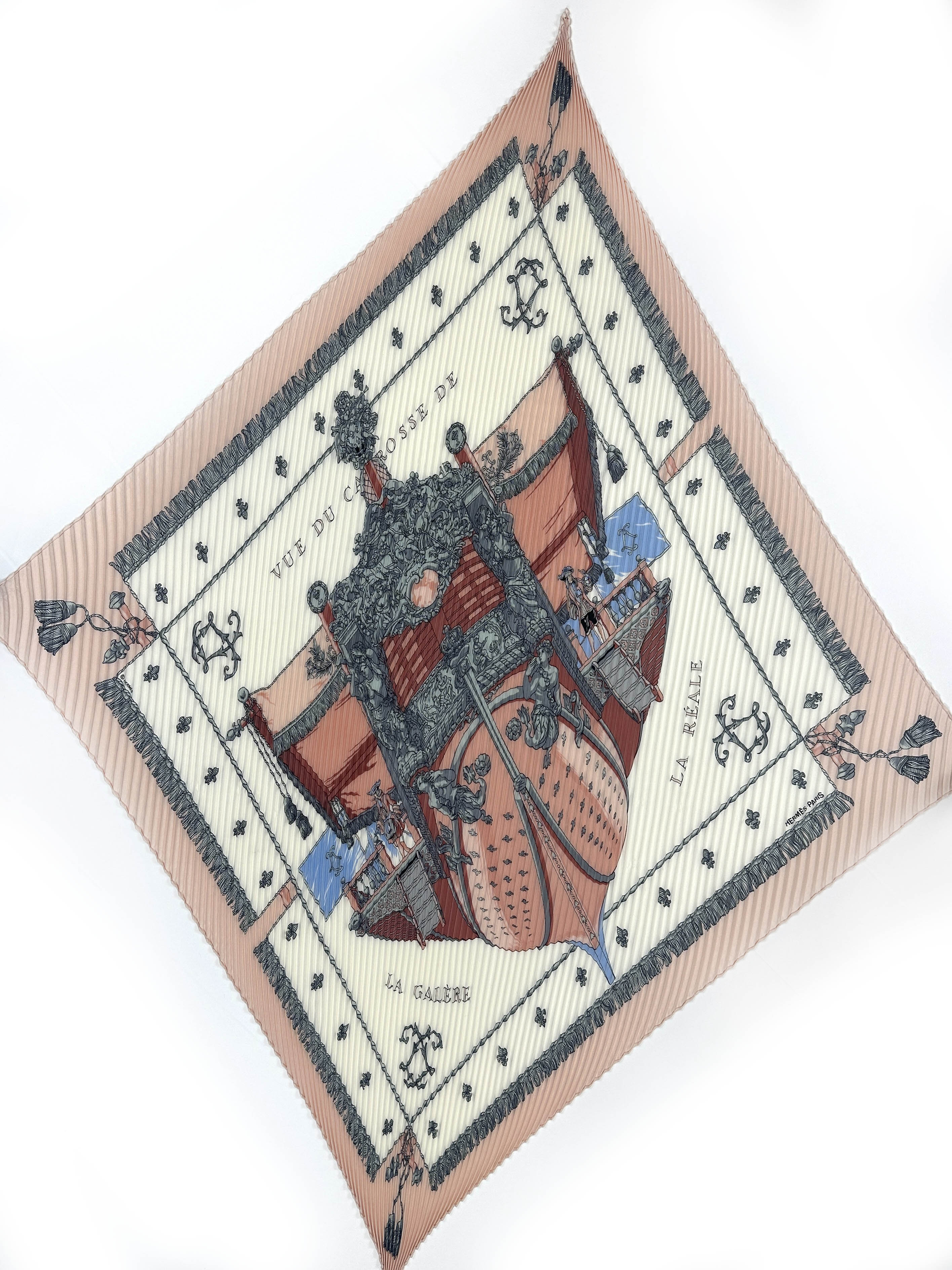 Hermès La Réale Plissé 90