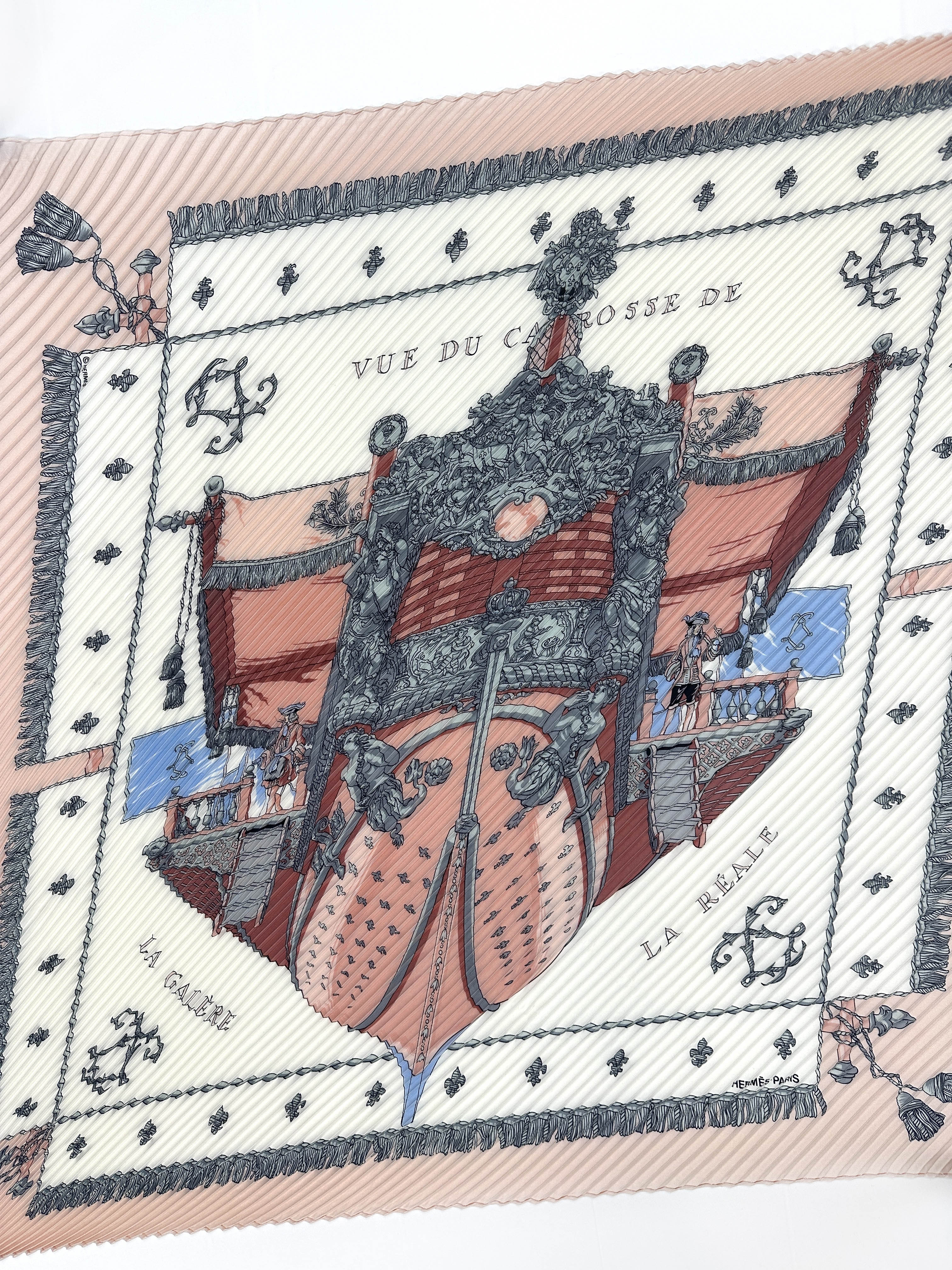 Hermès La Réale Plissé 90