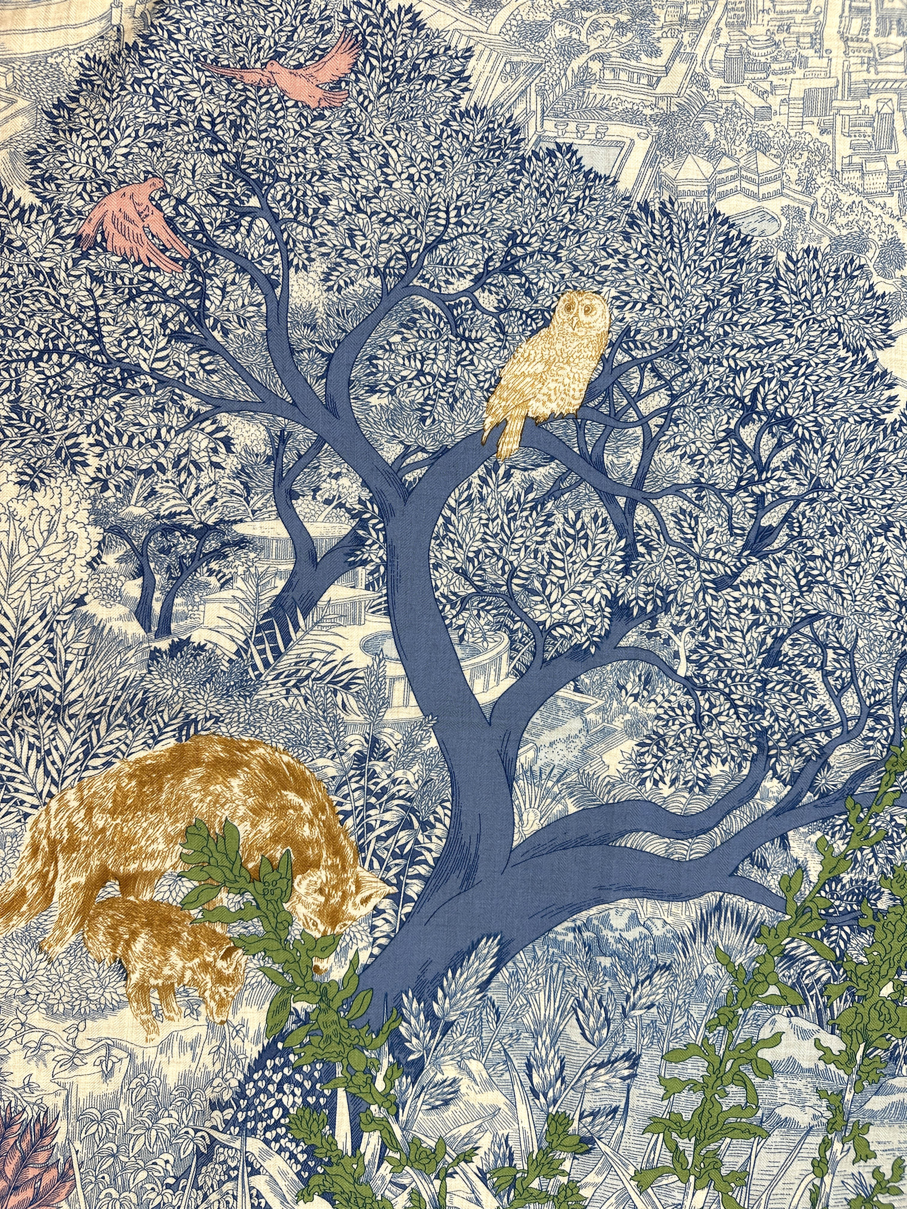 Hermès Retour a la Nature Cashmere Silk 140