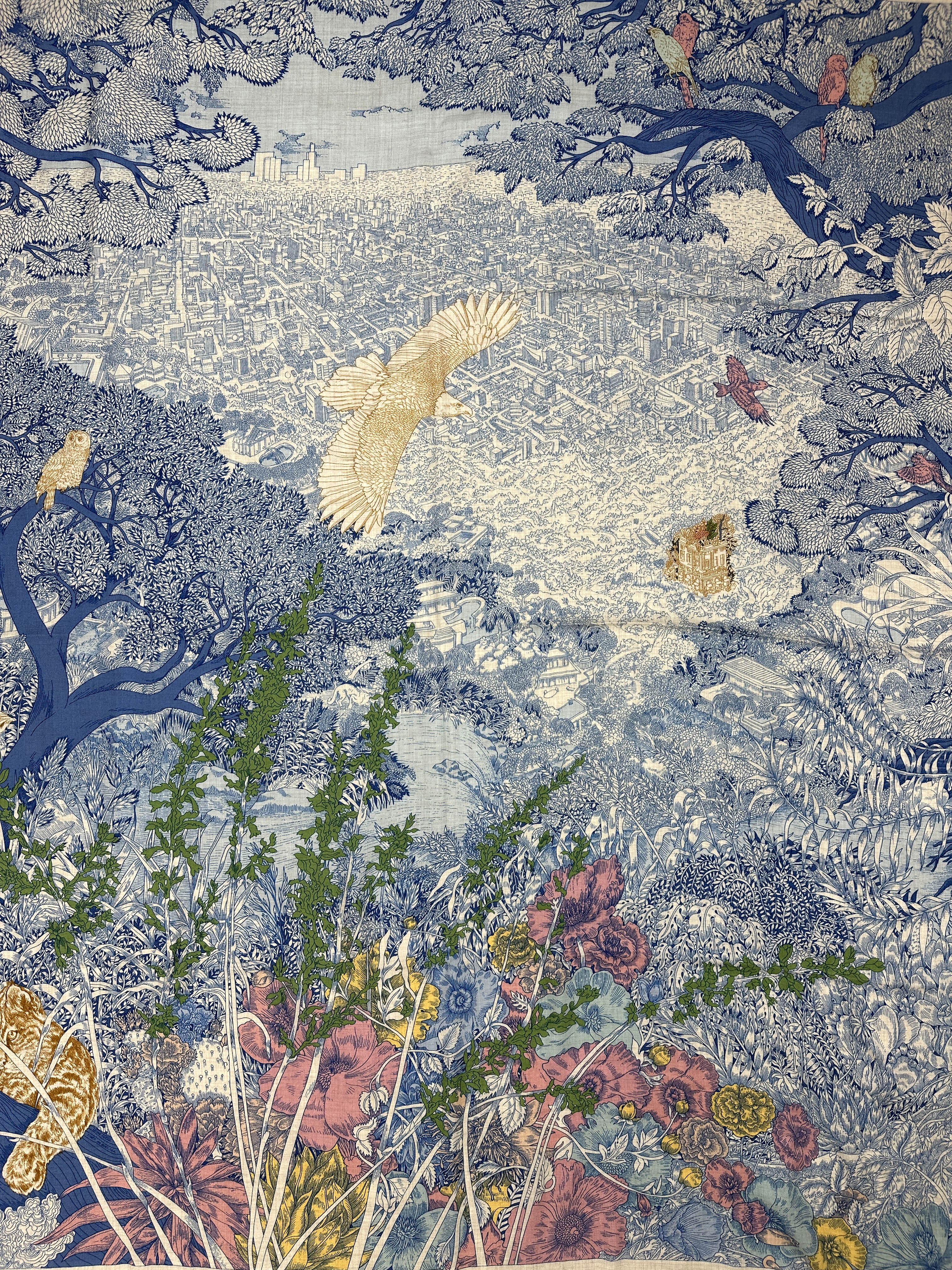 Hermès Retour a la Nature Cashmere Silk 140