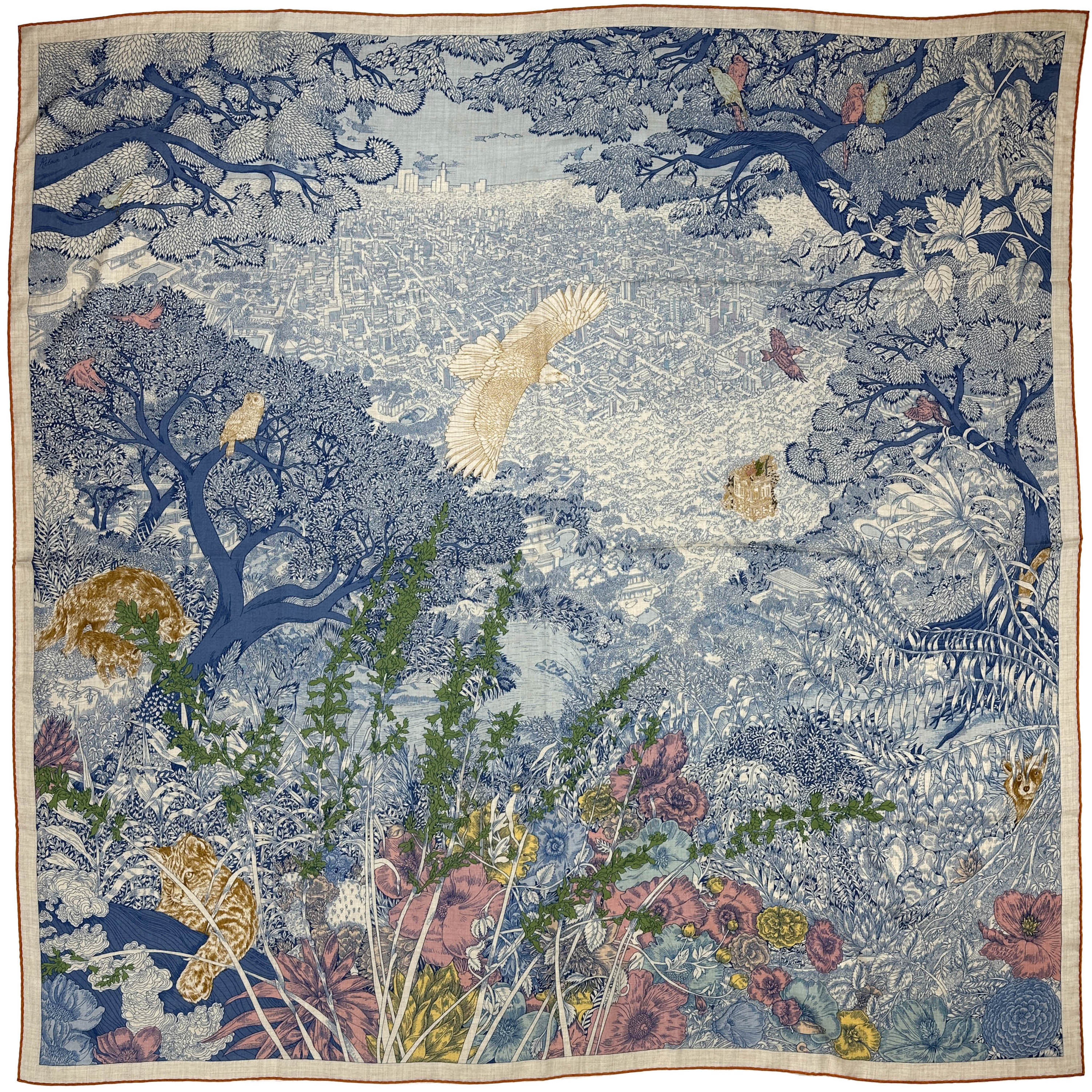 Hermès Retour a la Nature Cashmere Silk 140