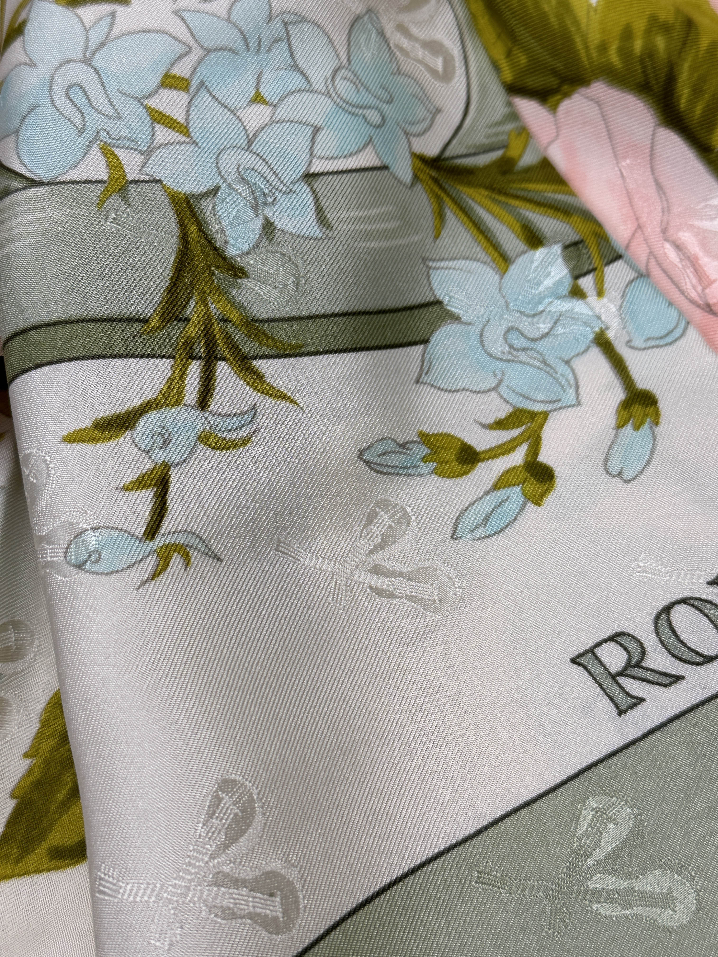 Hermès Romantique Jacquard 90