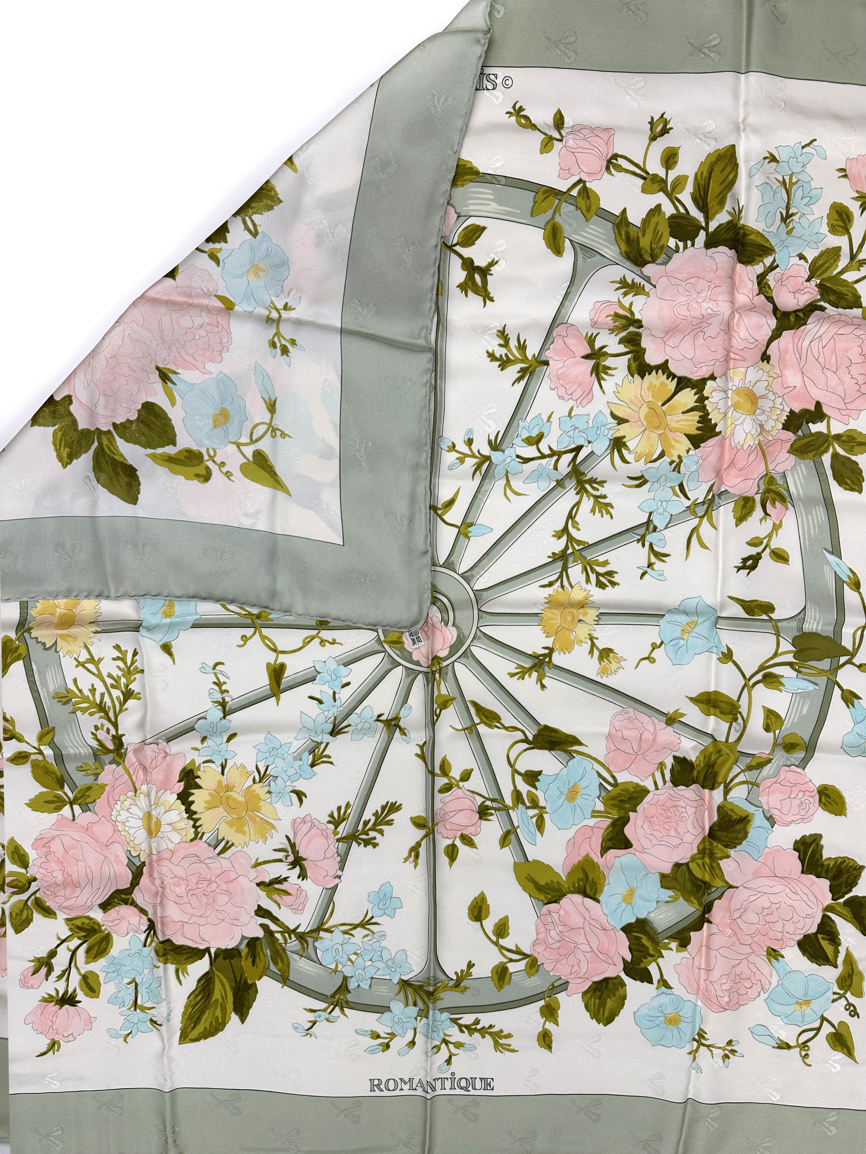 Hermès Romantique Jacquard 90