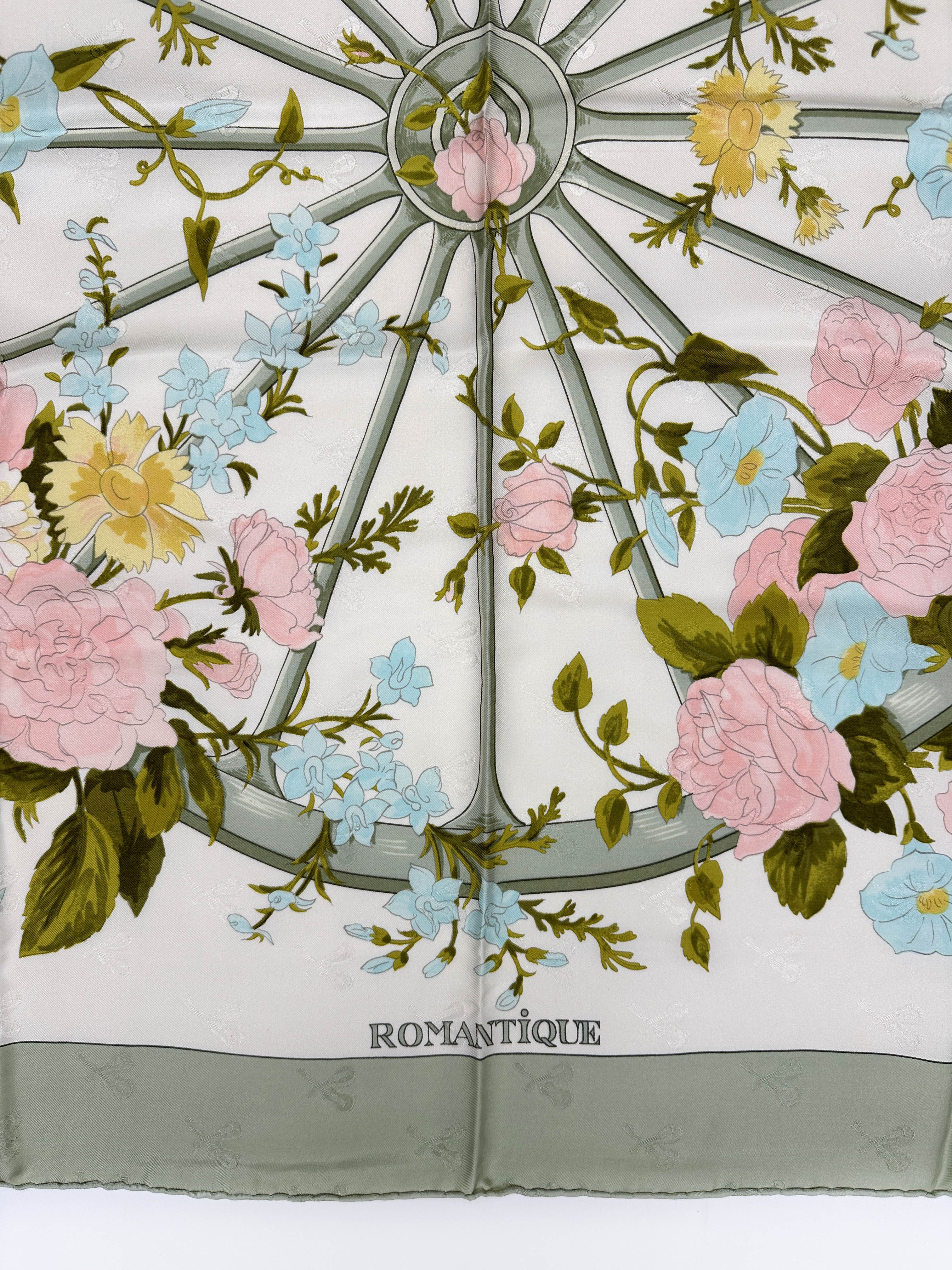 Hermès Romantique Jacquard 90