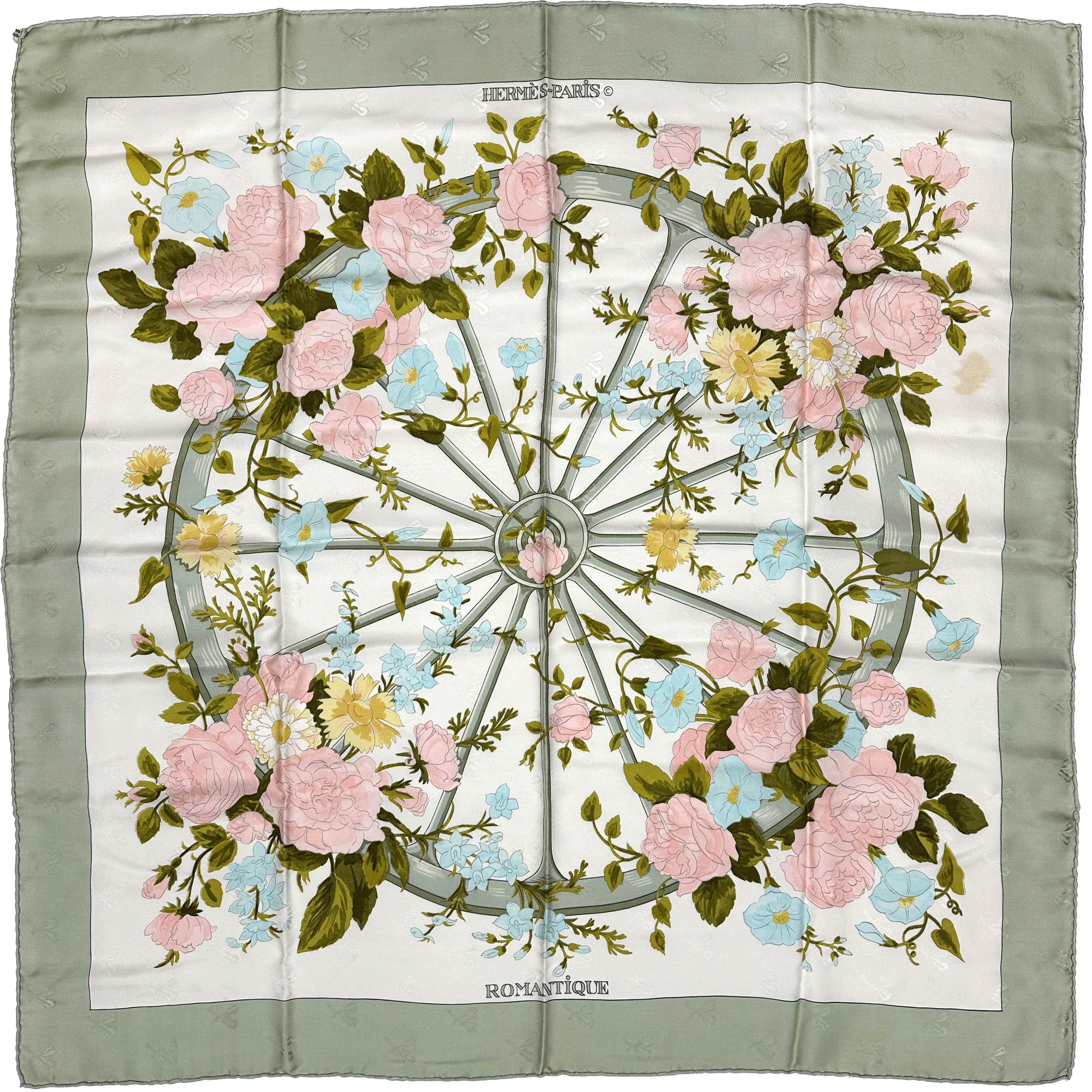 Hermès Romantique Jacquard 90