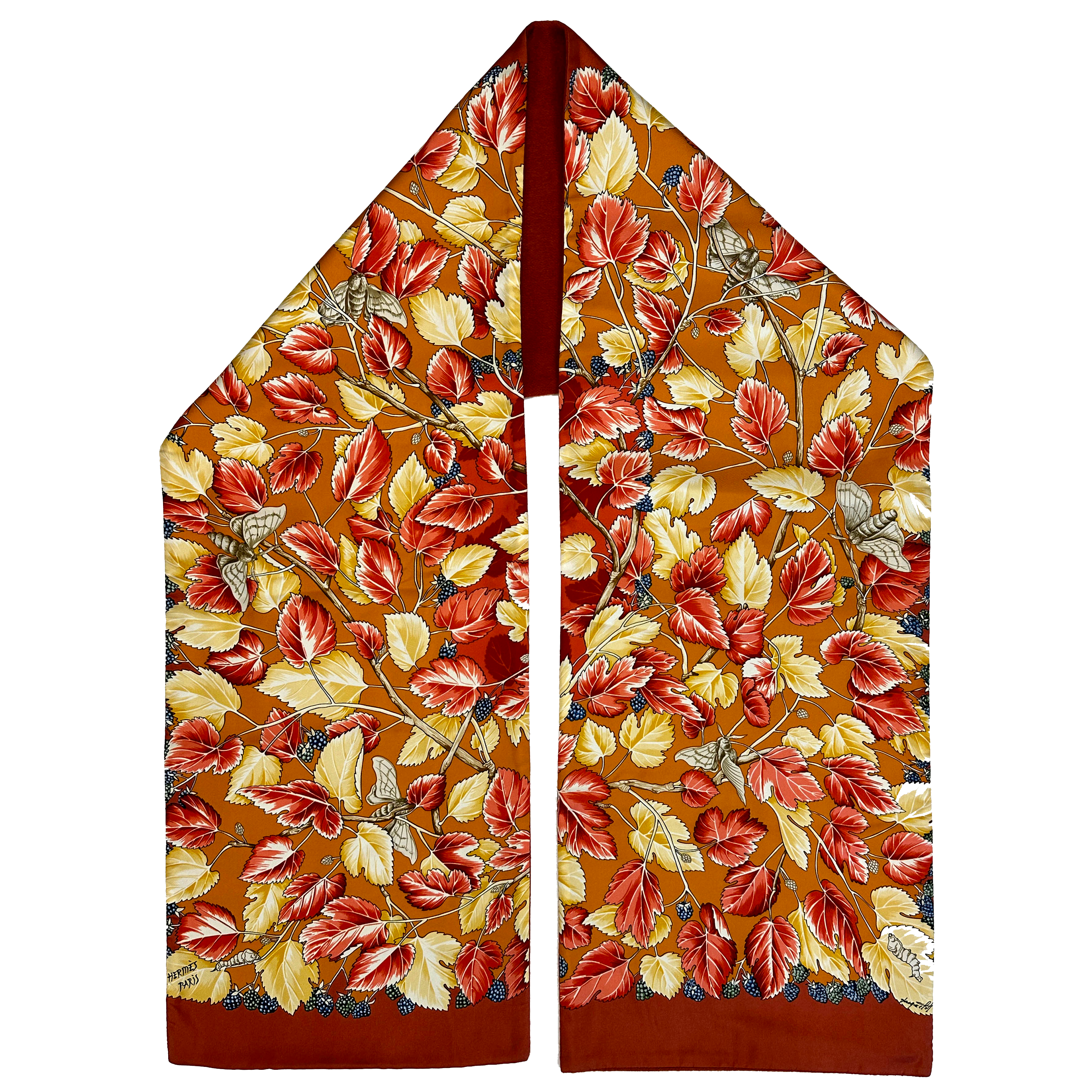 Hermès L'aribe de Soie Silk Angora Shawl