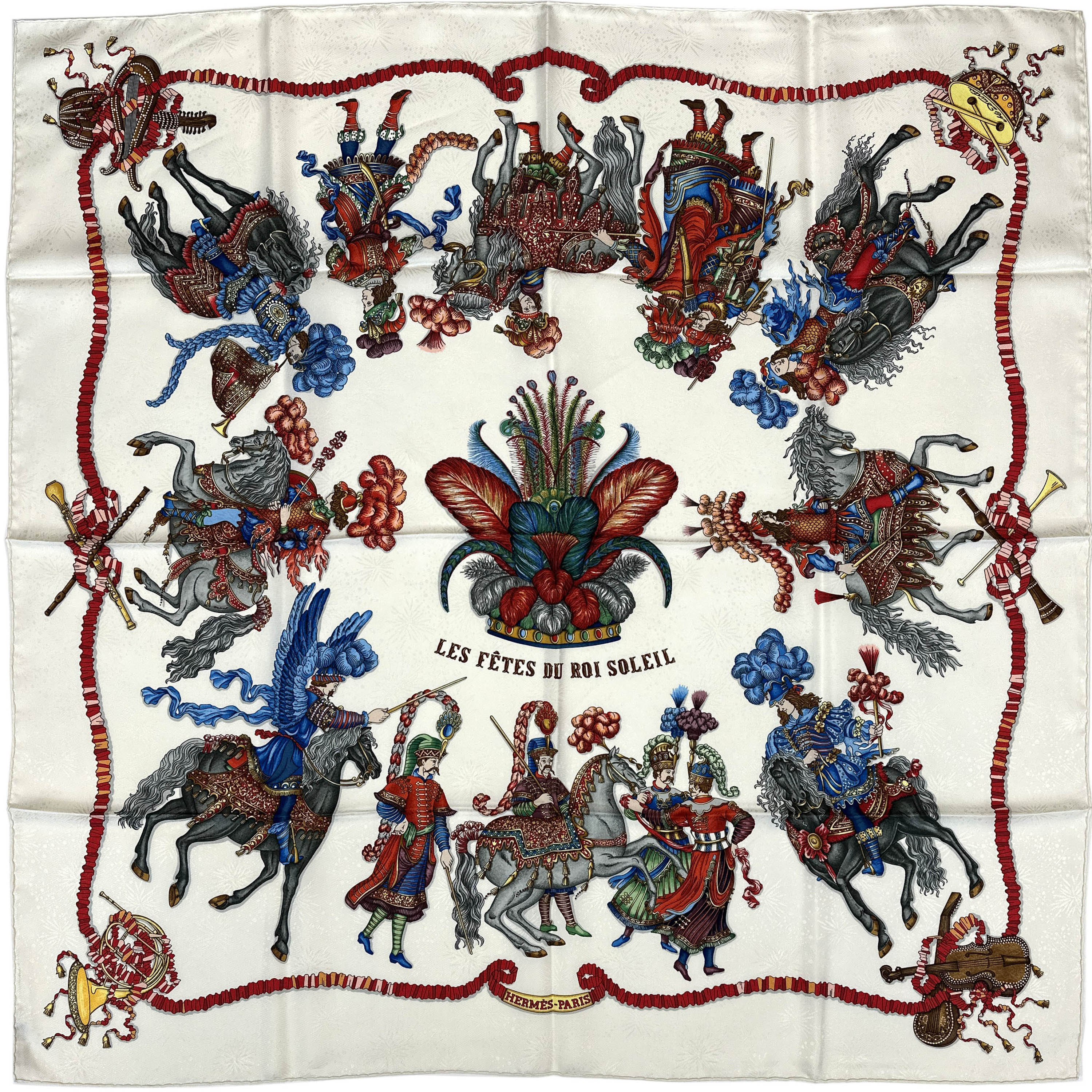 Hermès Les Fêtes du Roi Soleil Jacquard 90