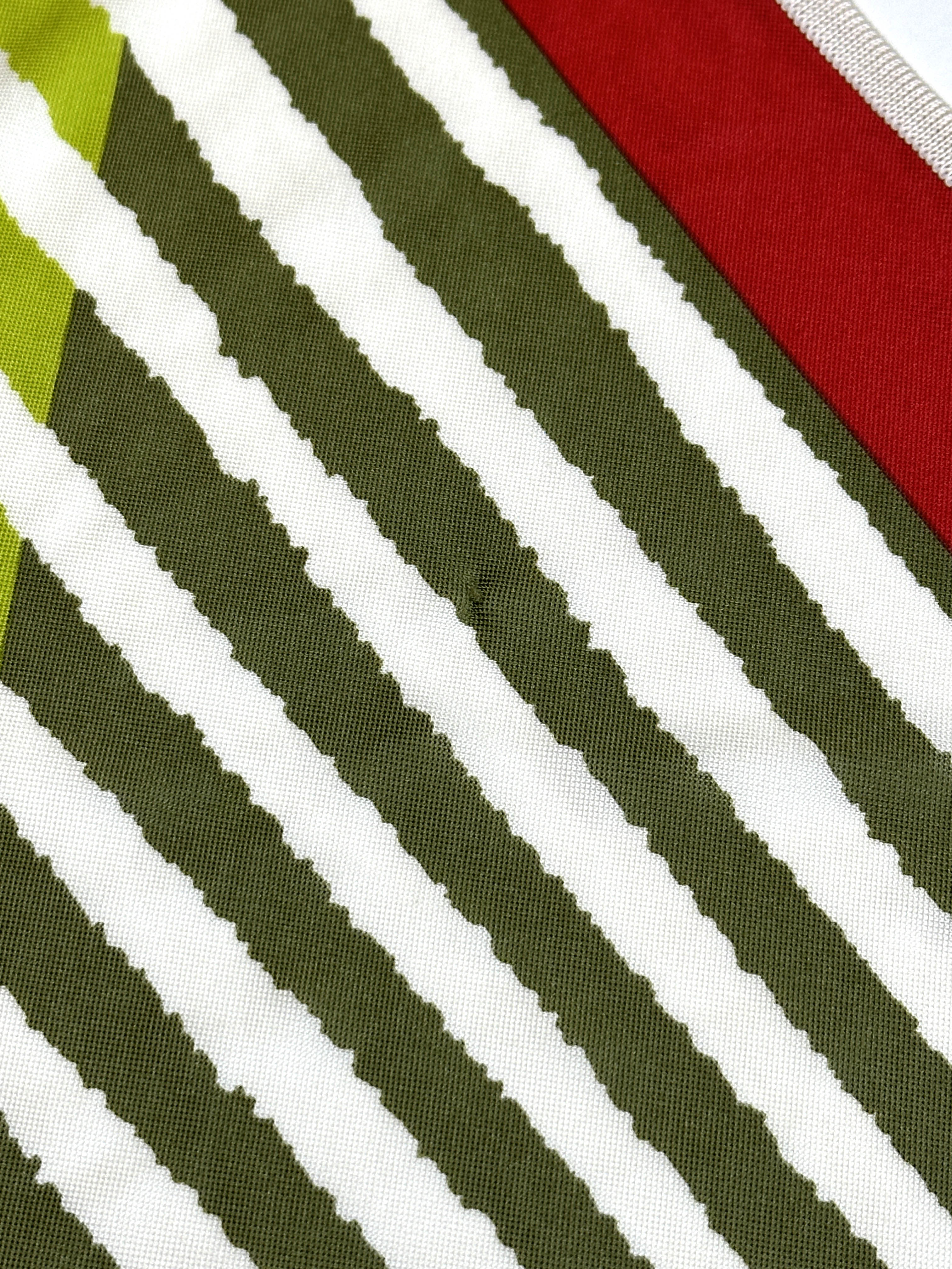 Hermès Soleil Silk Jersey Triangle
