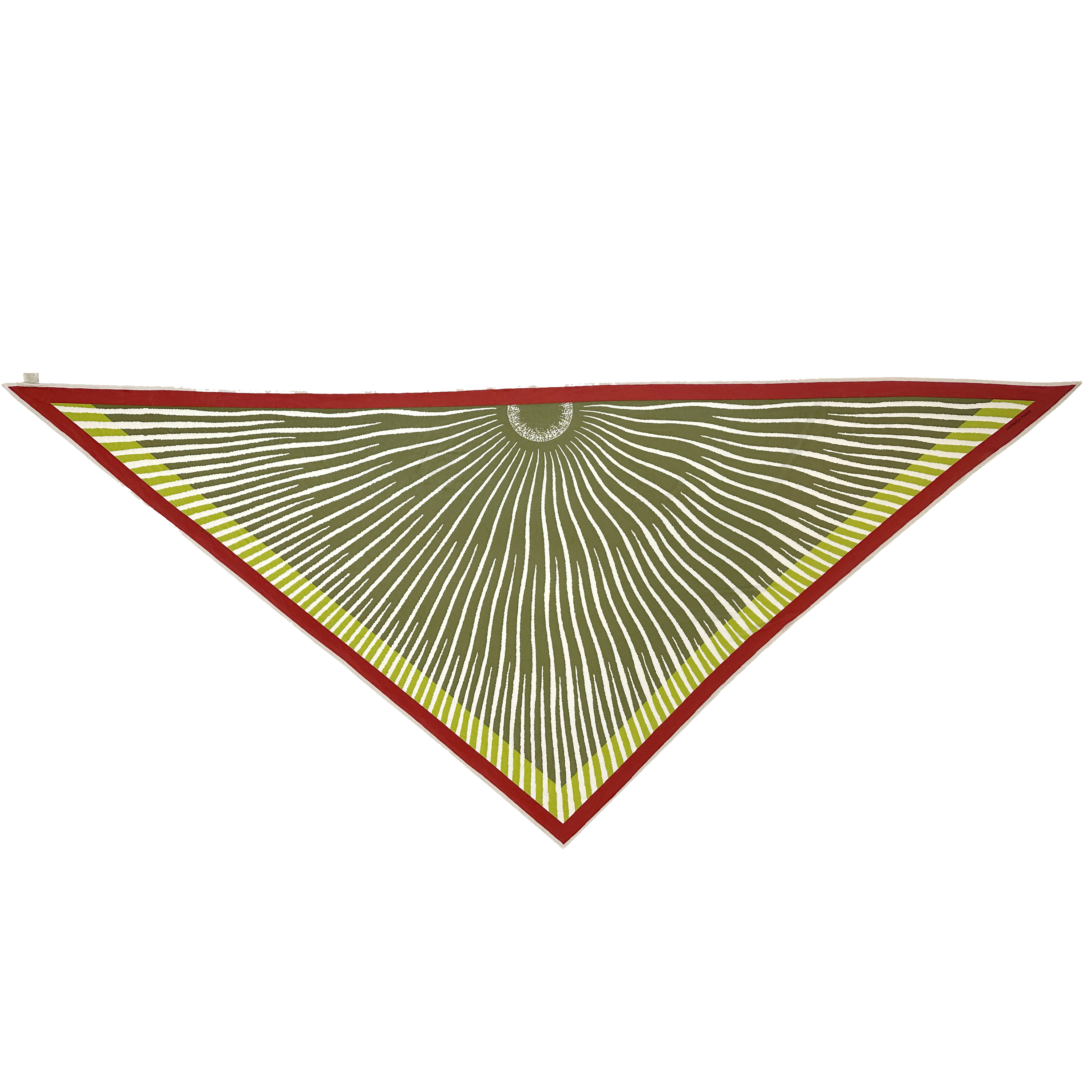 Hermès Soleil Silk Jersey Triangle