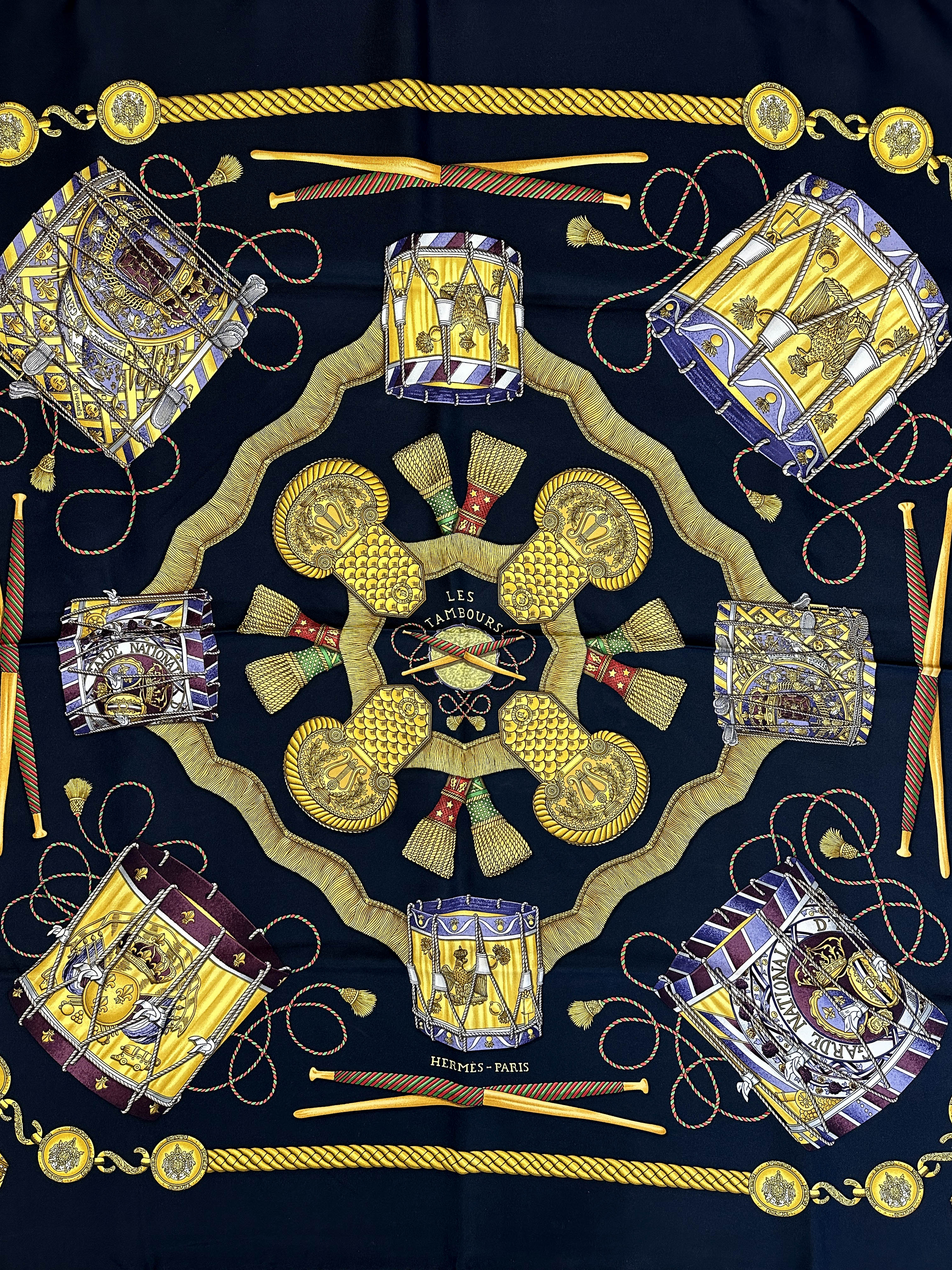 Hermès Les Tambours 90