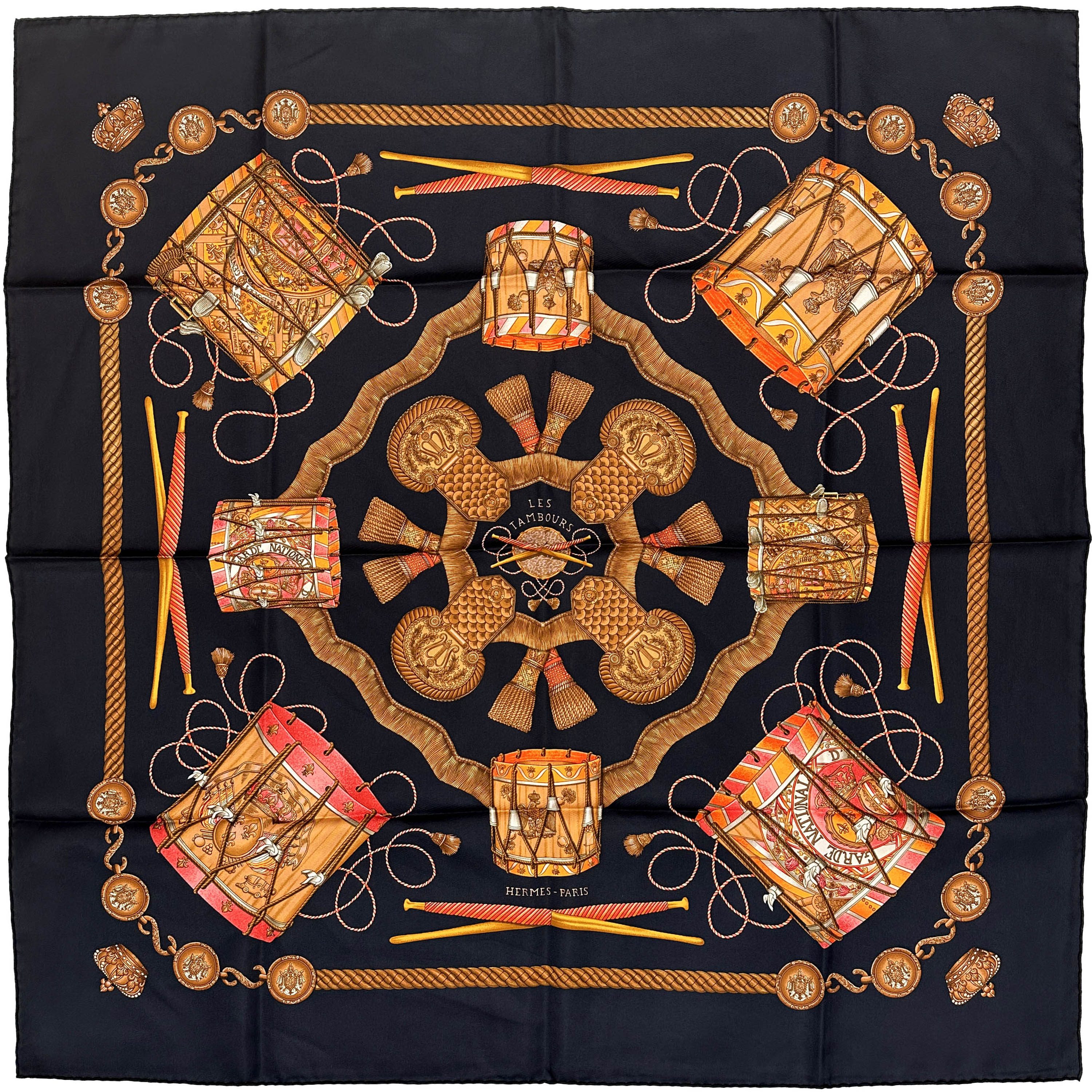 Hermès Les Tambours 90