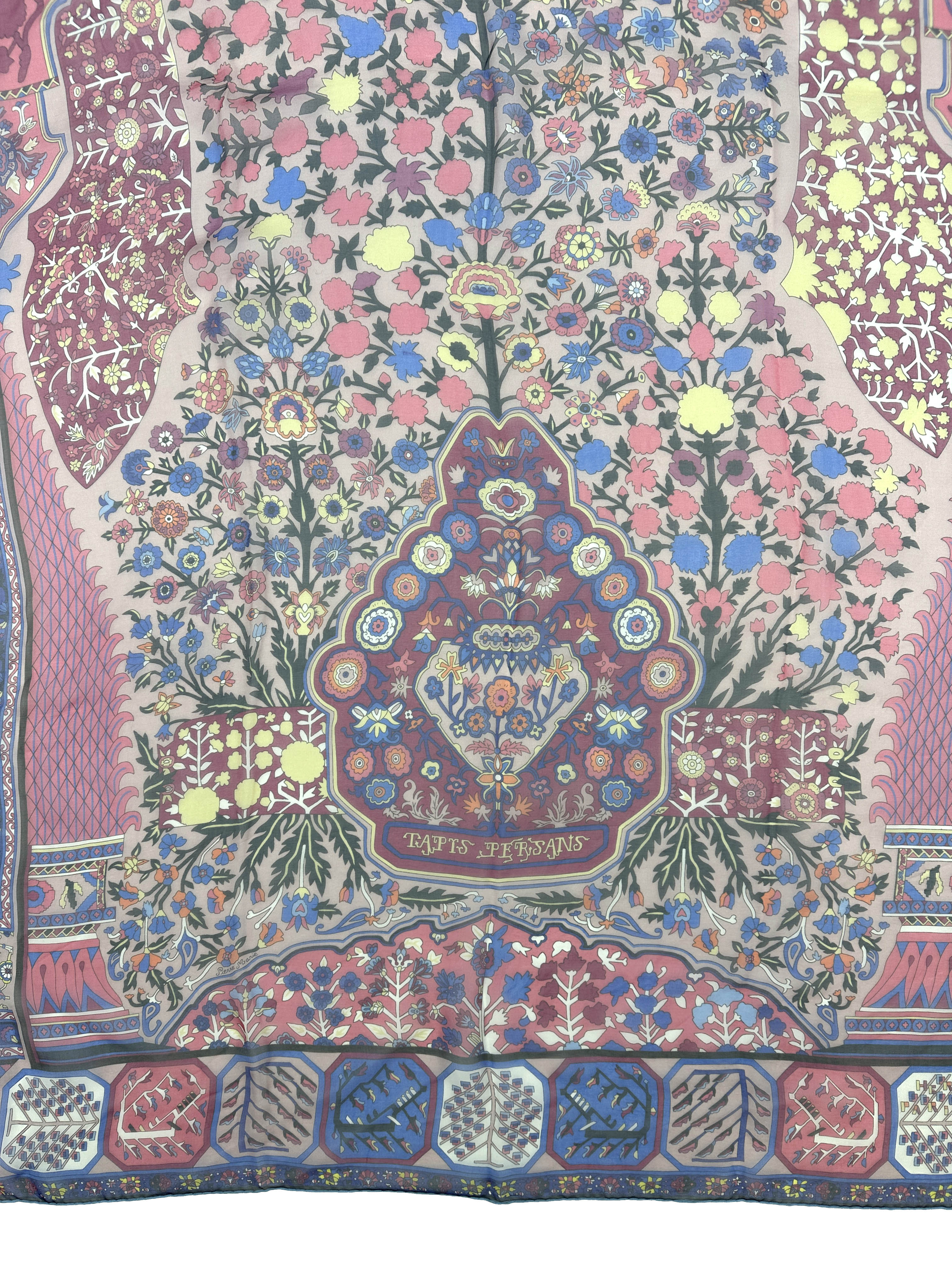 Hermès Tapis Persian Silk Mousseline 140
