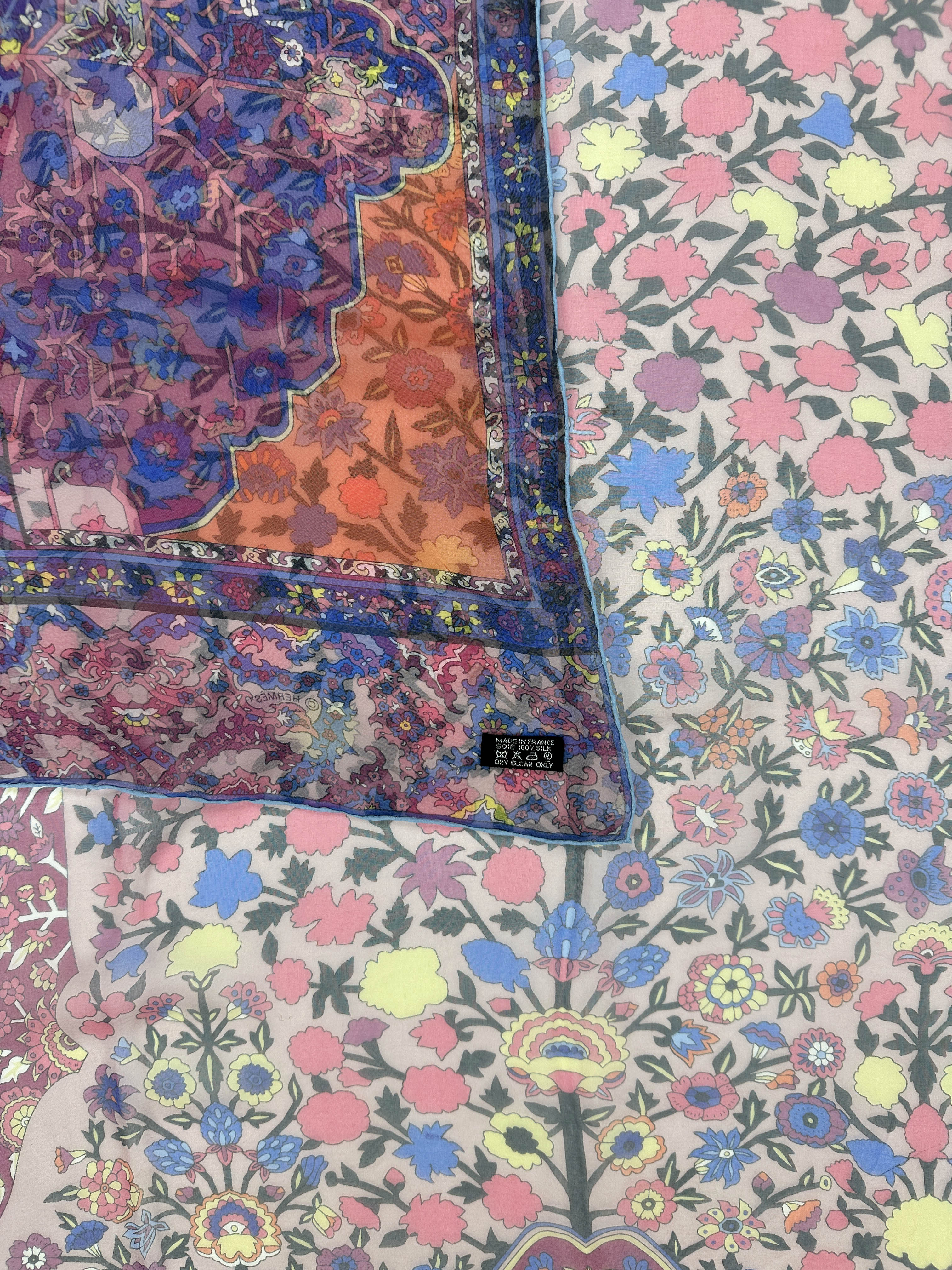 Hermès Tapis Persian Silk Mousseline 140