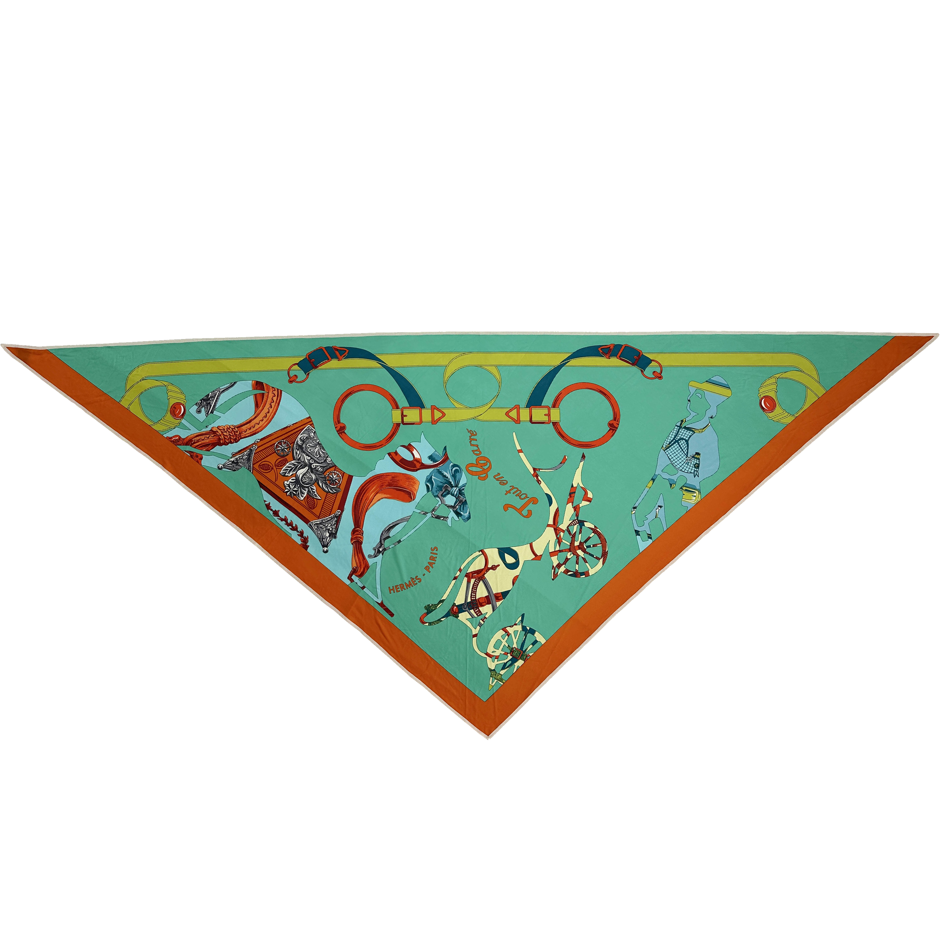 Hermès Tout en Carre Silk Jersey Triangle