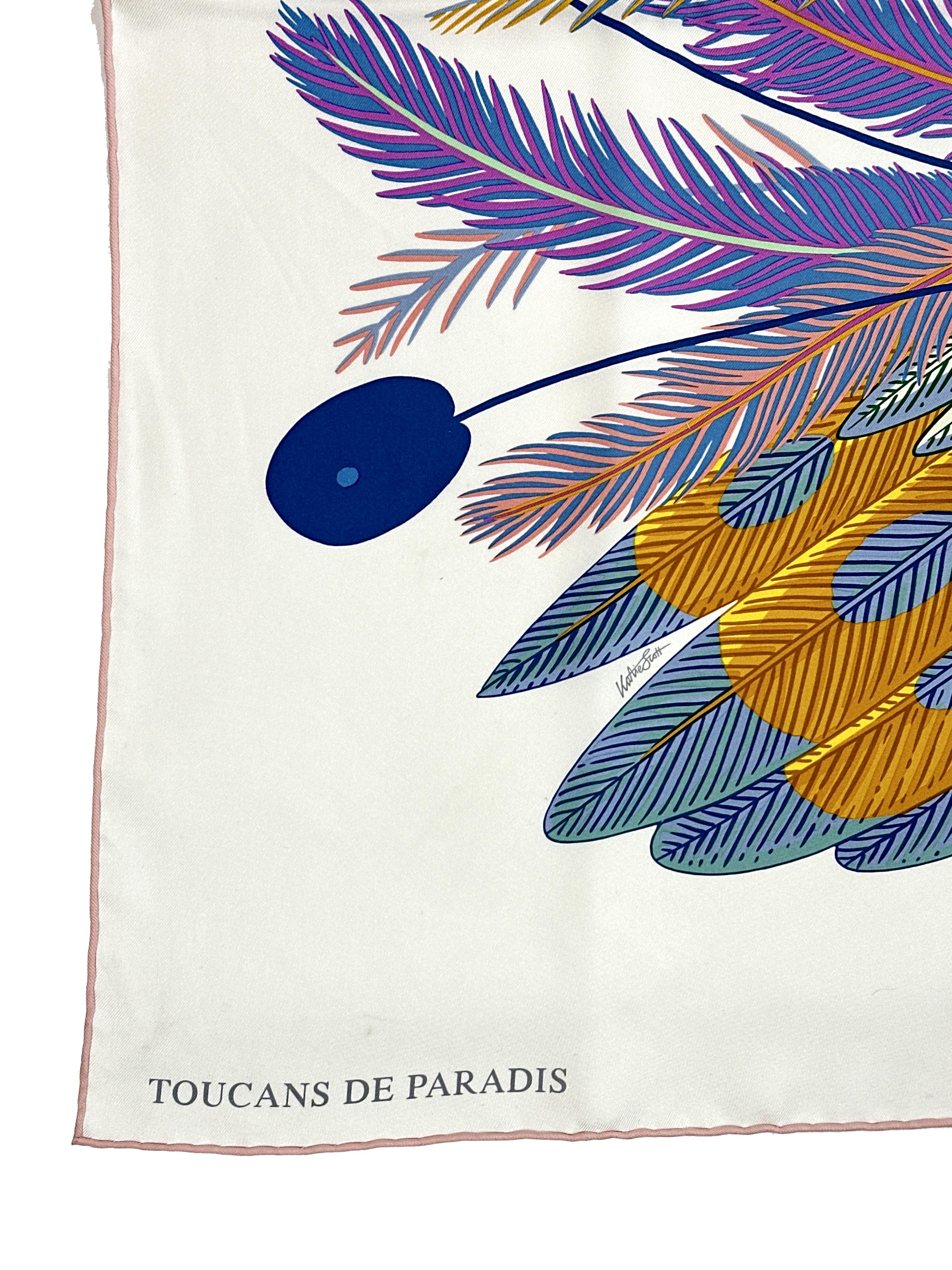 Hermès Toucans de Paradis Silk 140