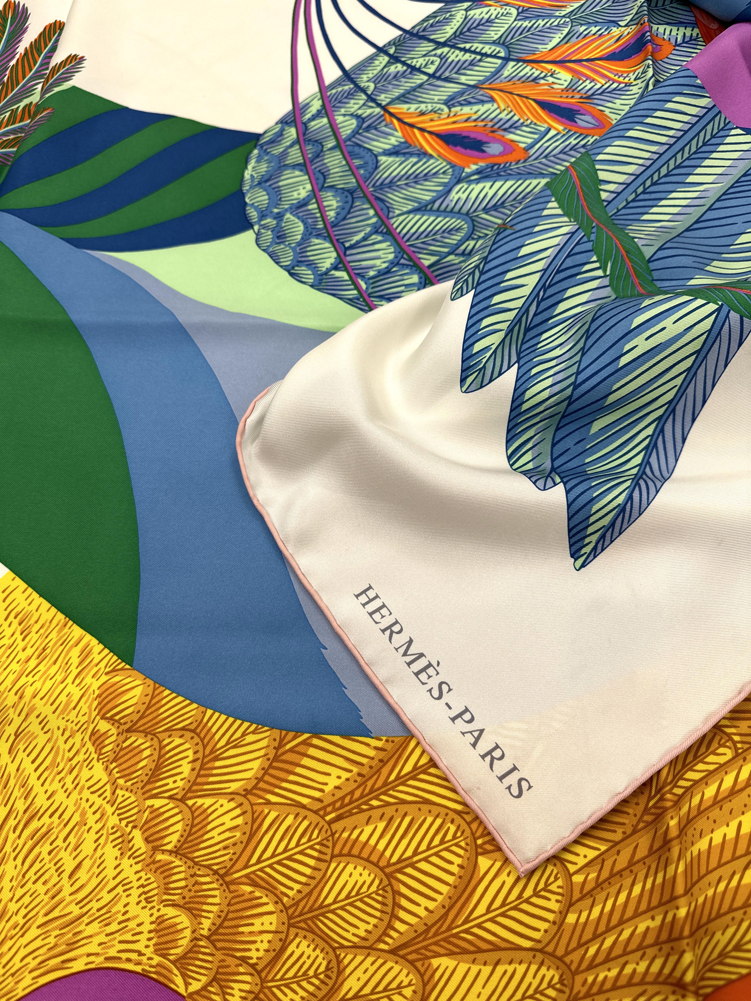 Hermès Toucans de Paradis Silk 140