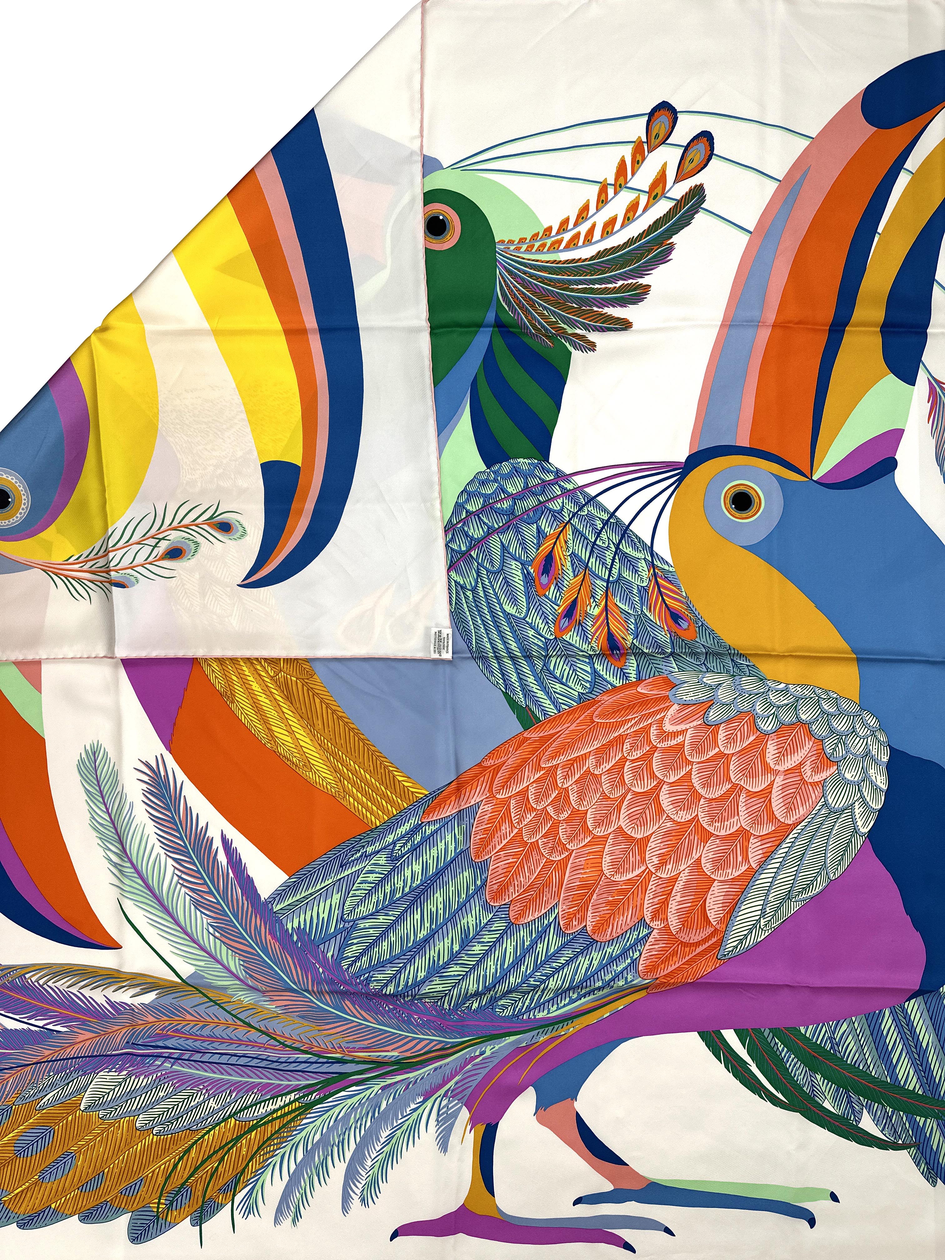 Hermès Toucans de Paradis Silk 140