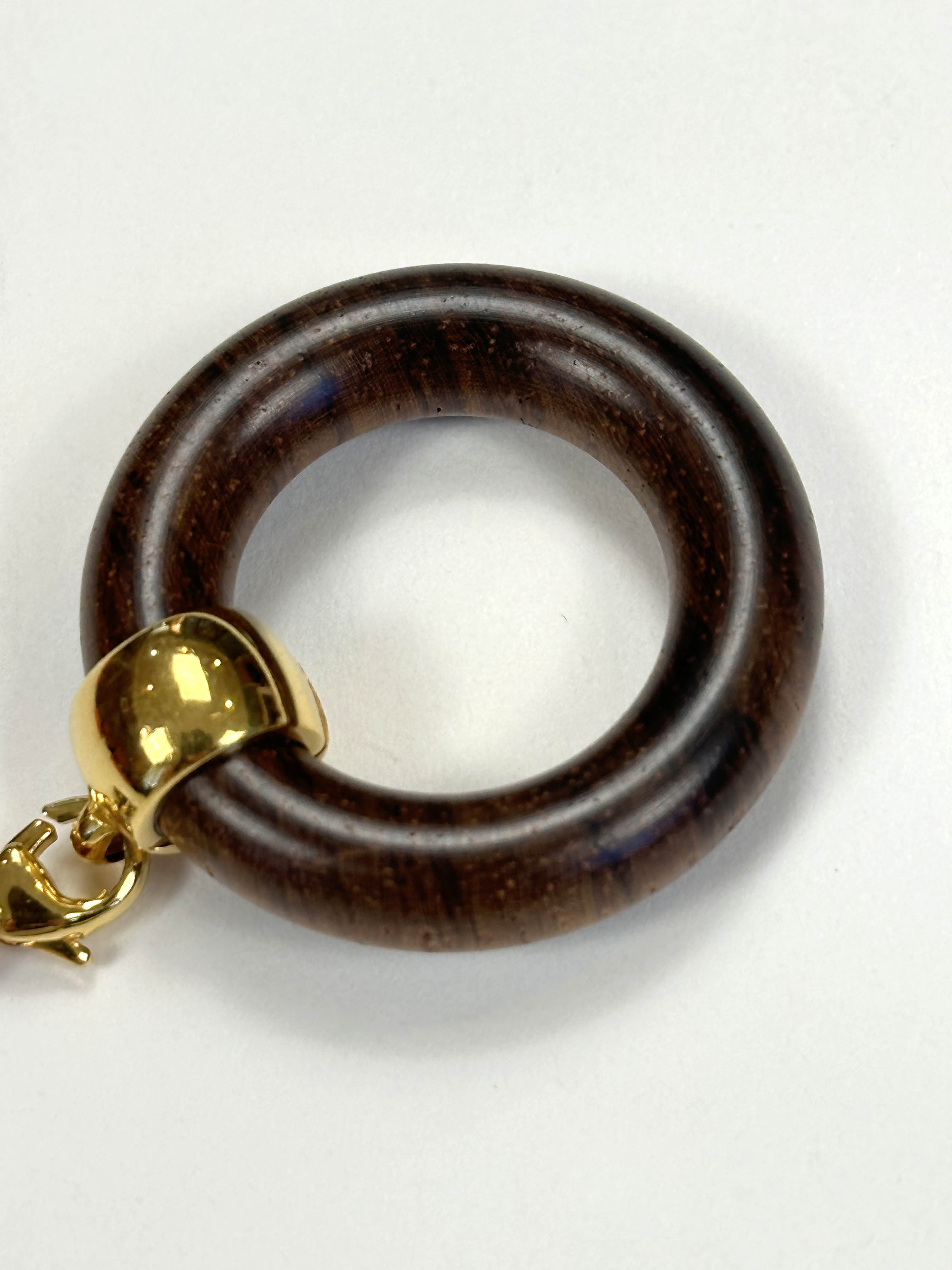 Hermès Wooden Scarf Ring