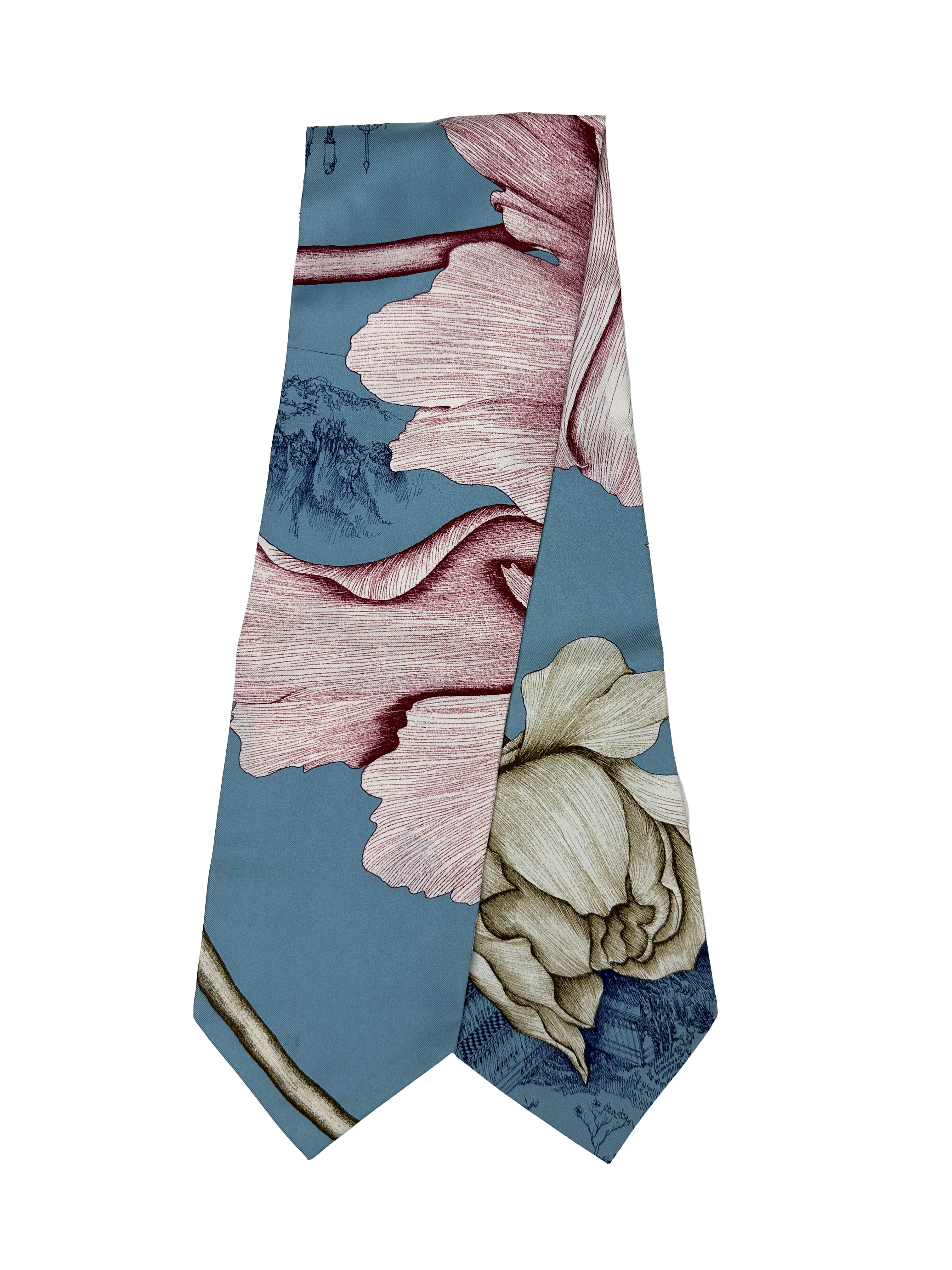 Hermès À L’Ombre des Pivoines Twill Up