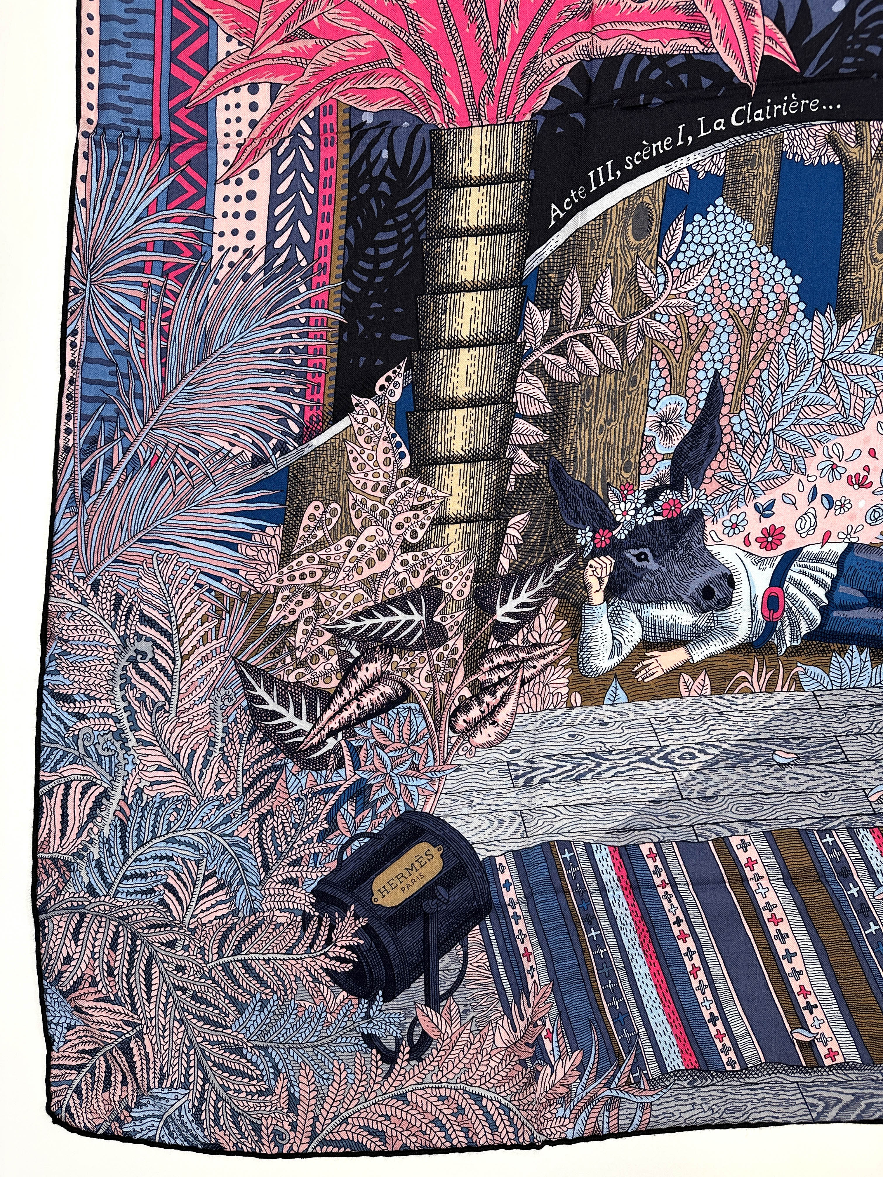 Hermès Act III, Scene I, La Clairiere Cashmere Silk 140