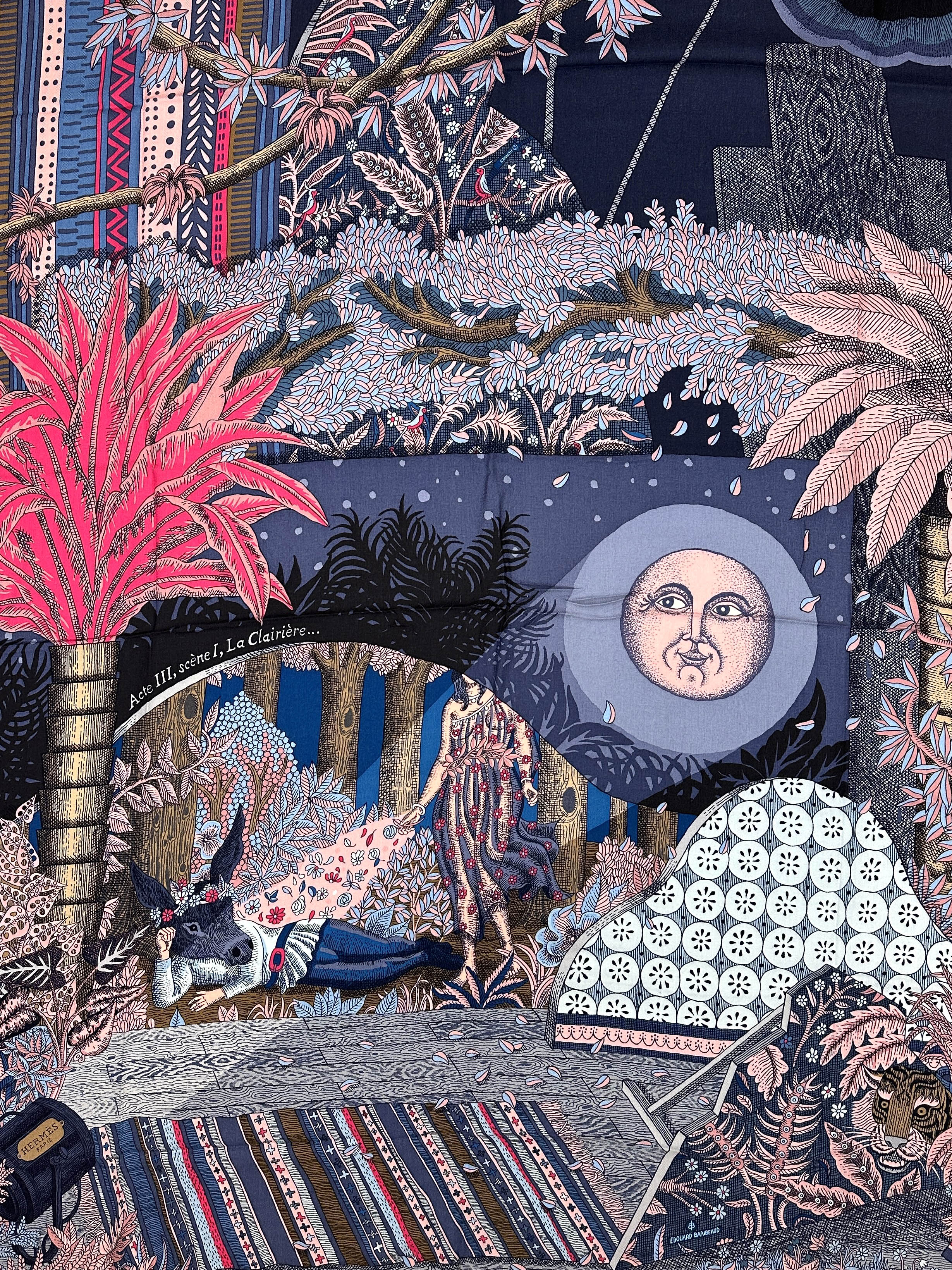 Hermès Act III, Scene I, La Clairiere Cashmere Silk 140