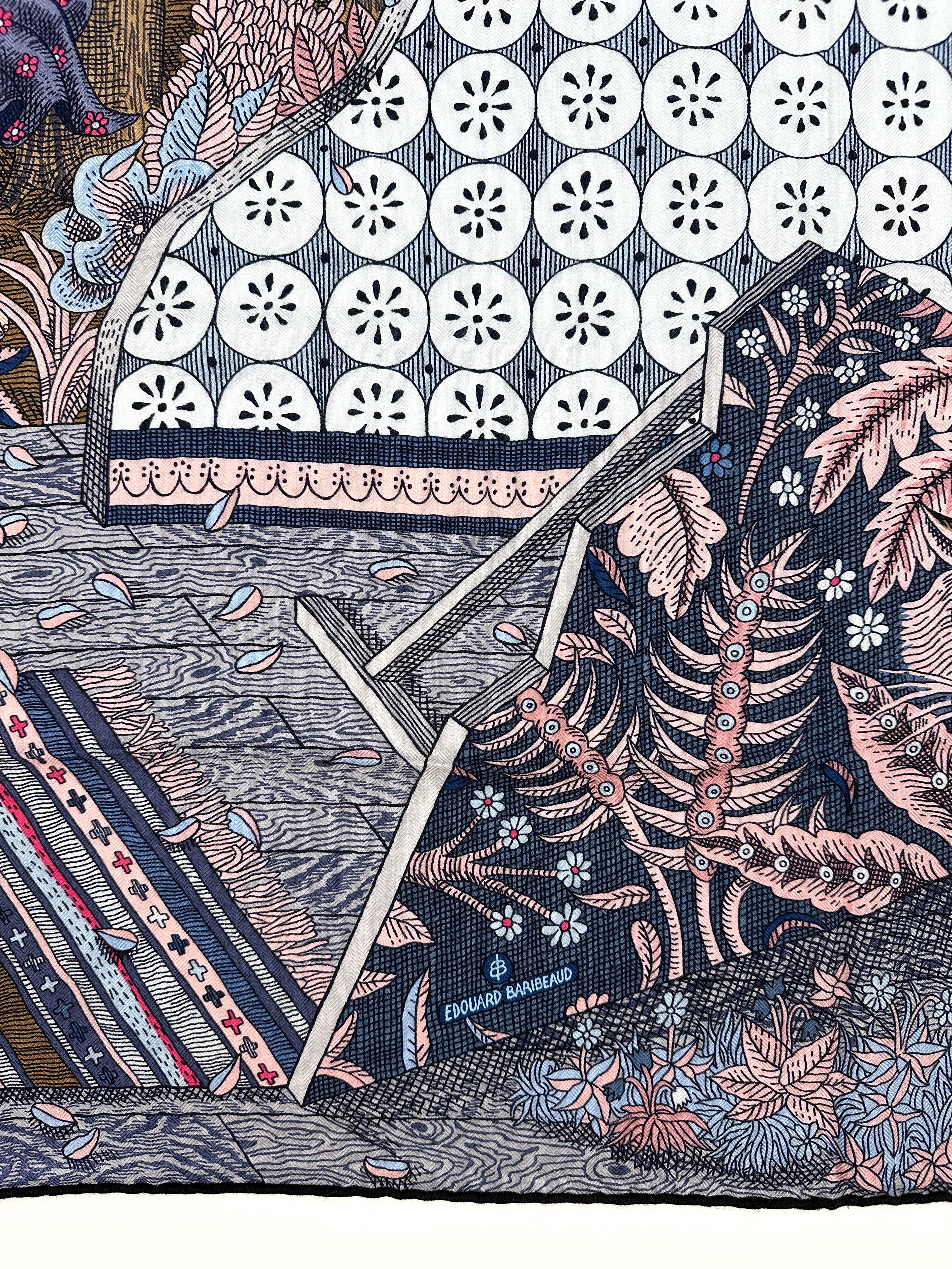 Hermès Act III, Scene I, La Clairiere Cashmere Silk 140