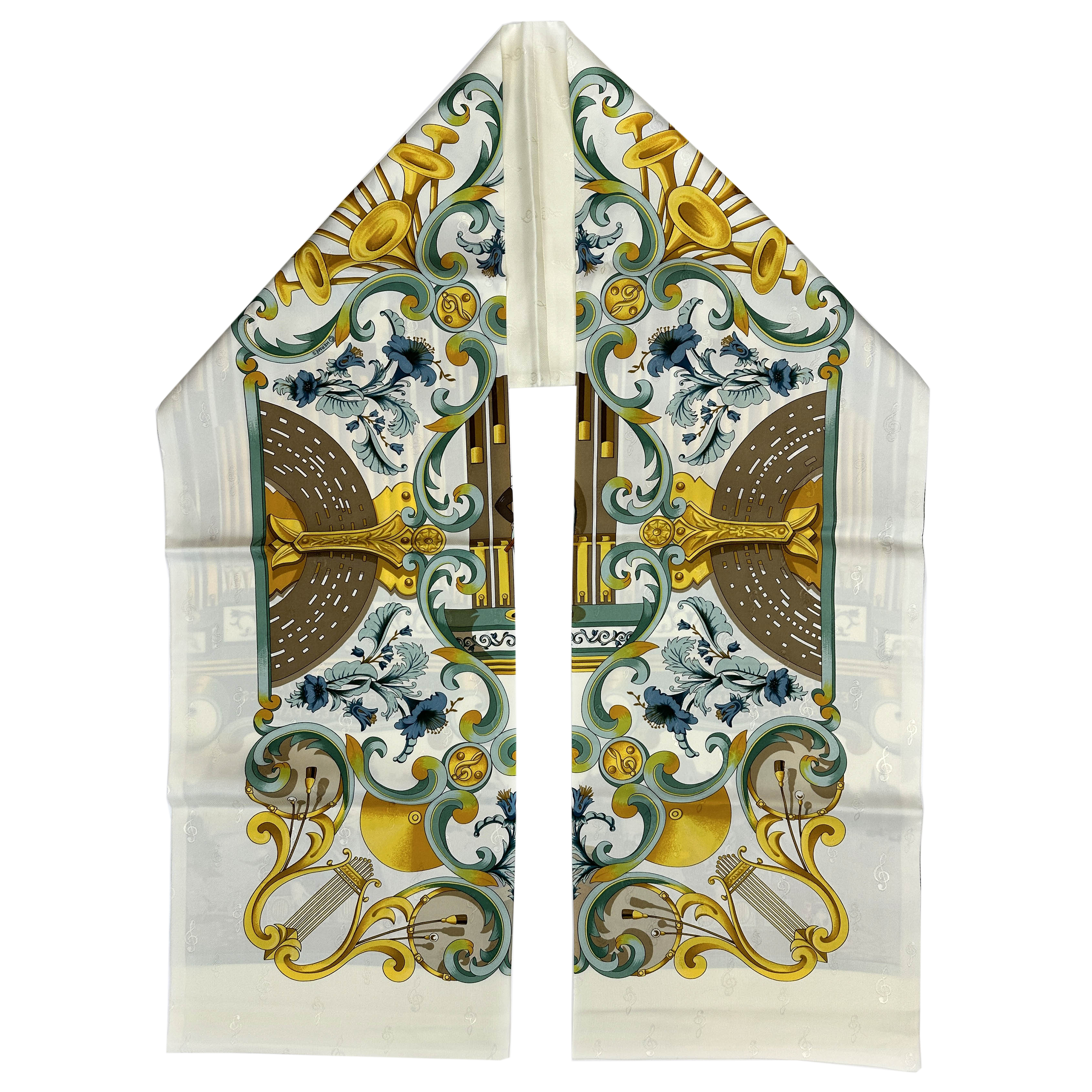 Hermès Orgauphone et Autres Mécaniques Jacquard Shawl