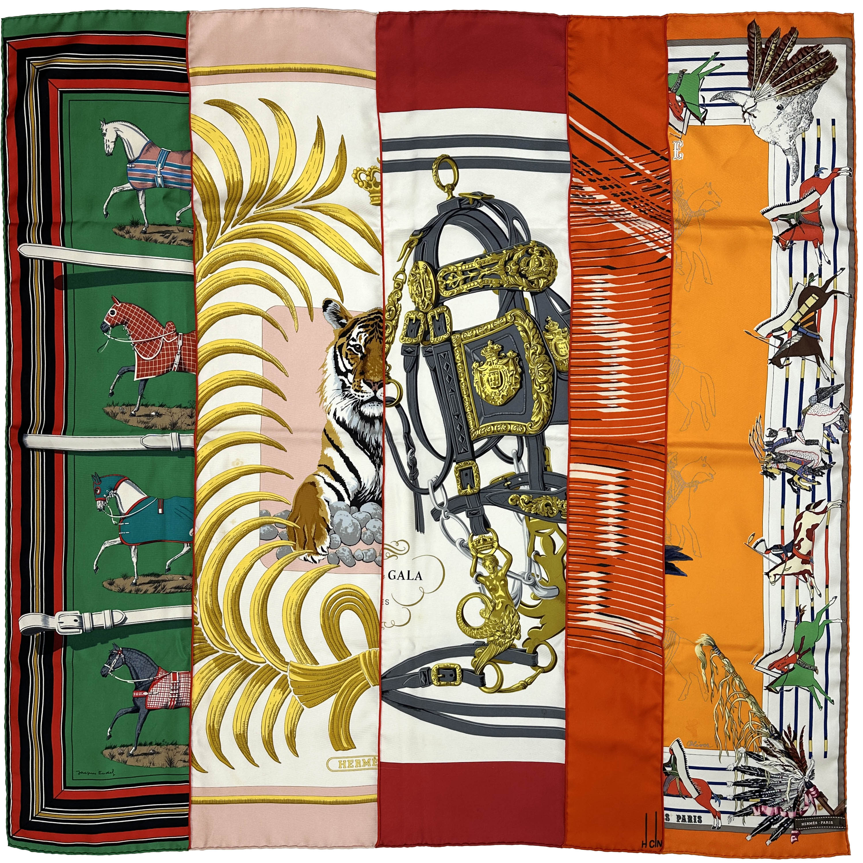 Hermès Carré en Carrés Exceptional Patchwork 90