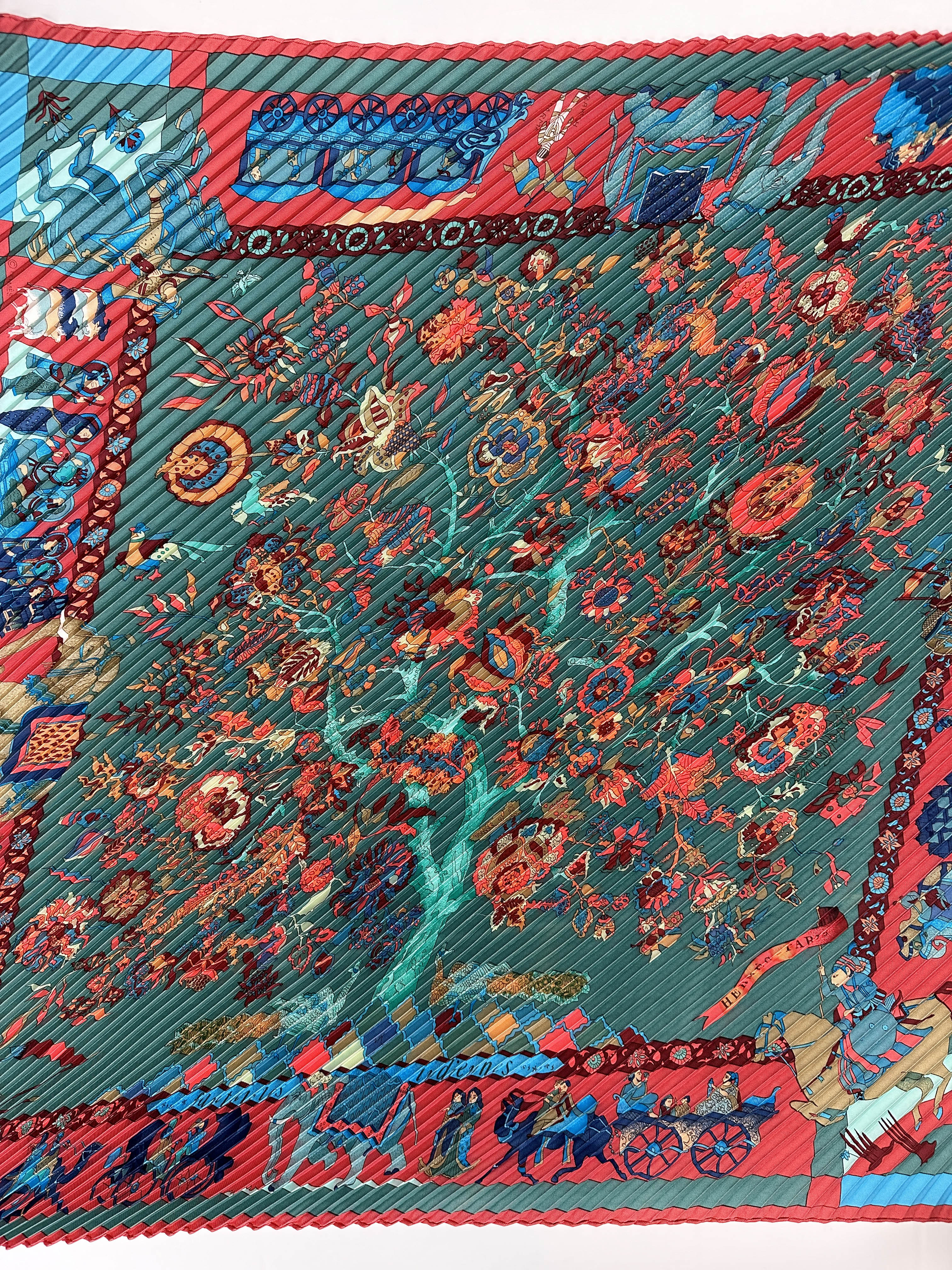Hermès Fantaisies Indiennes Plissé 90