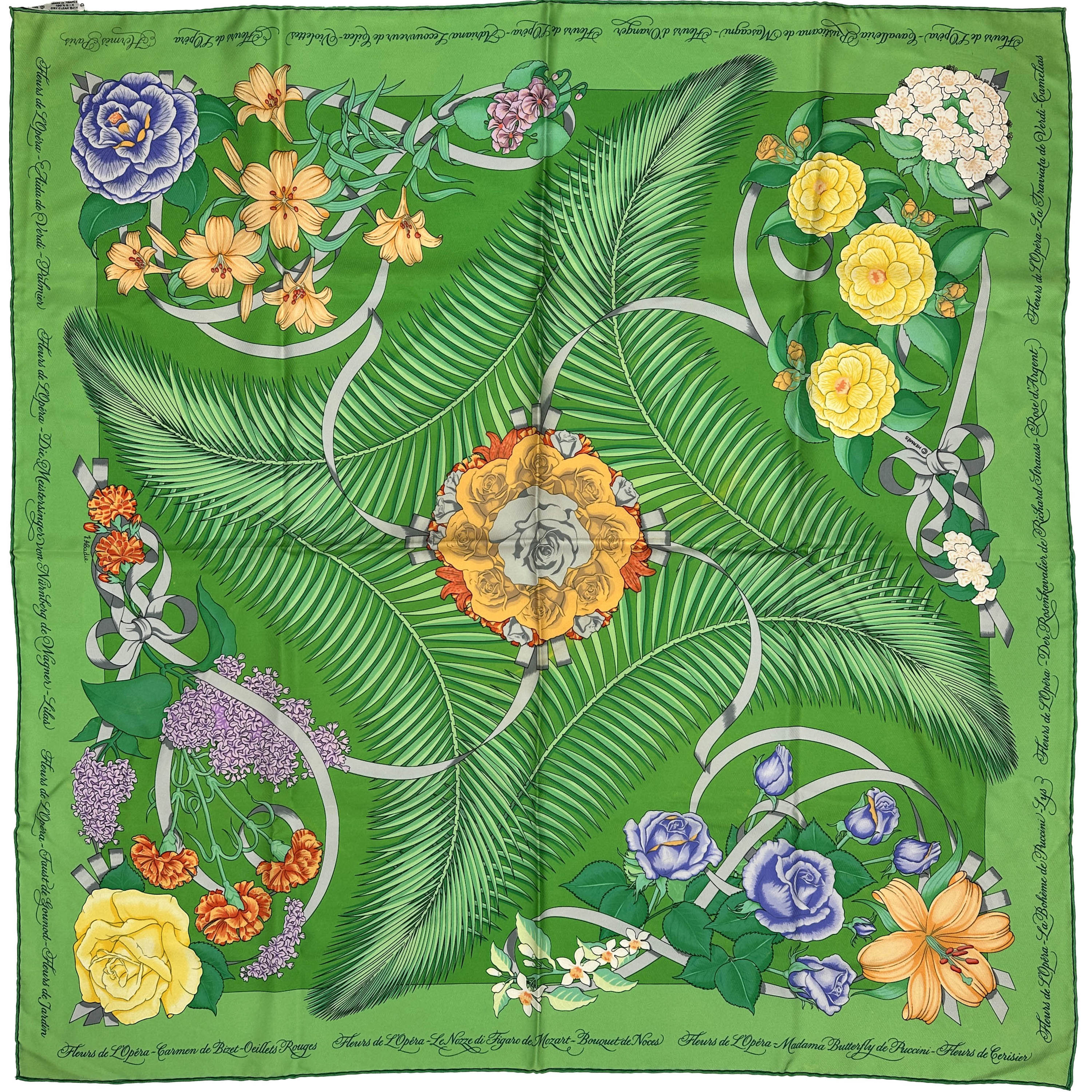 Hermès Fleurs de L’Opéra 90