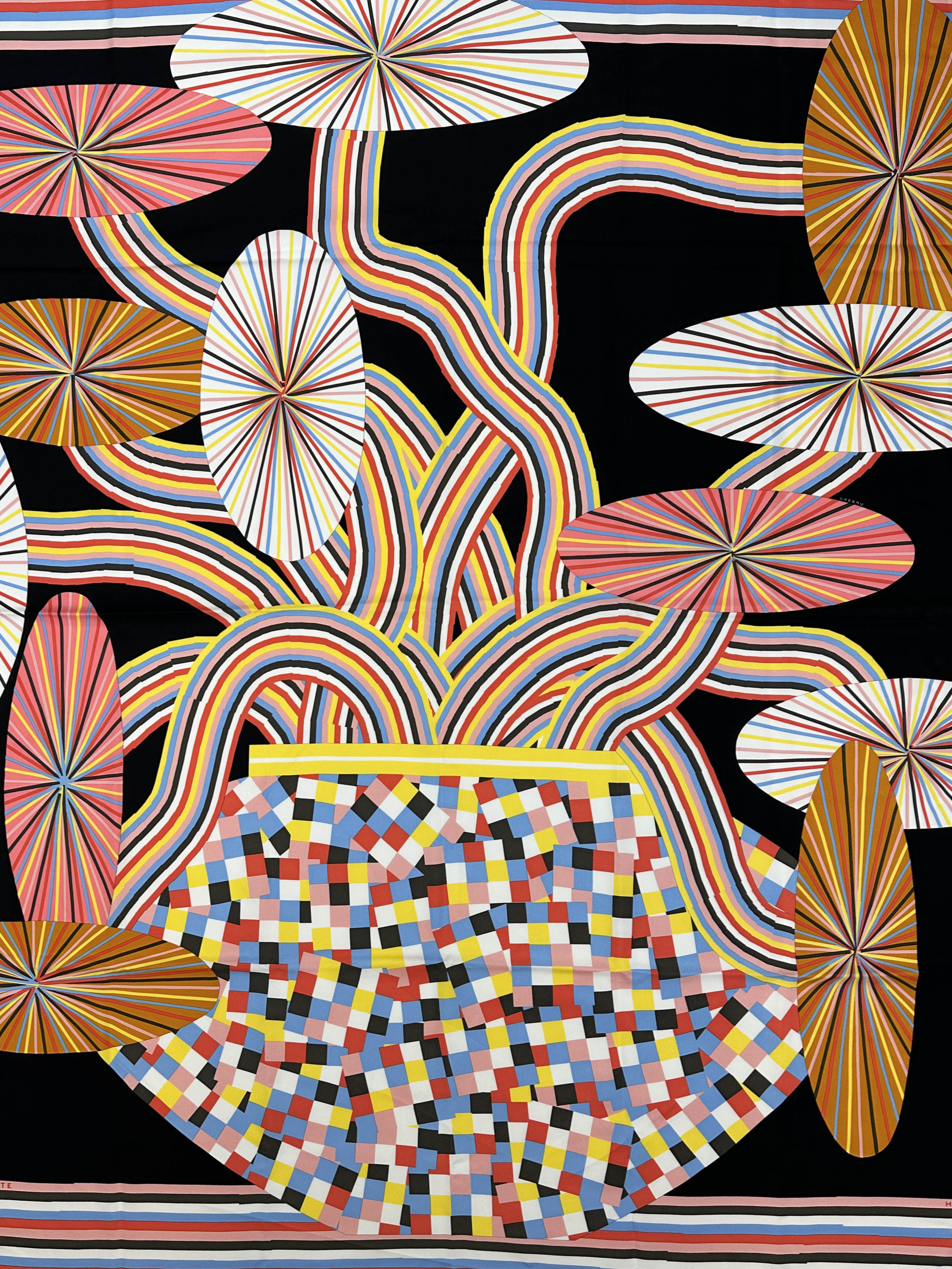 Hermès Flores Del Este Silk 140