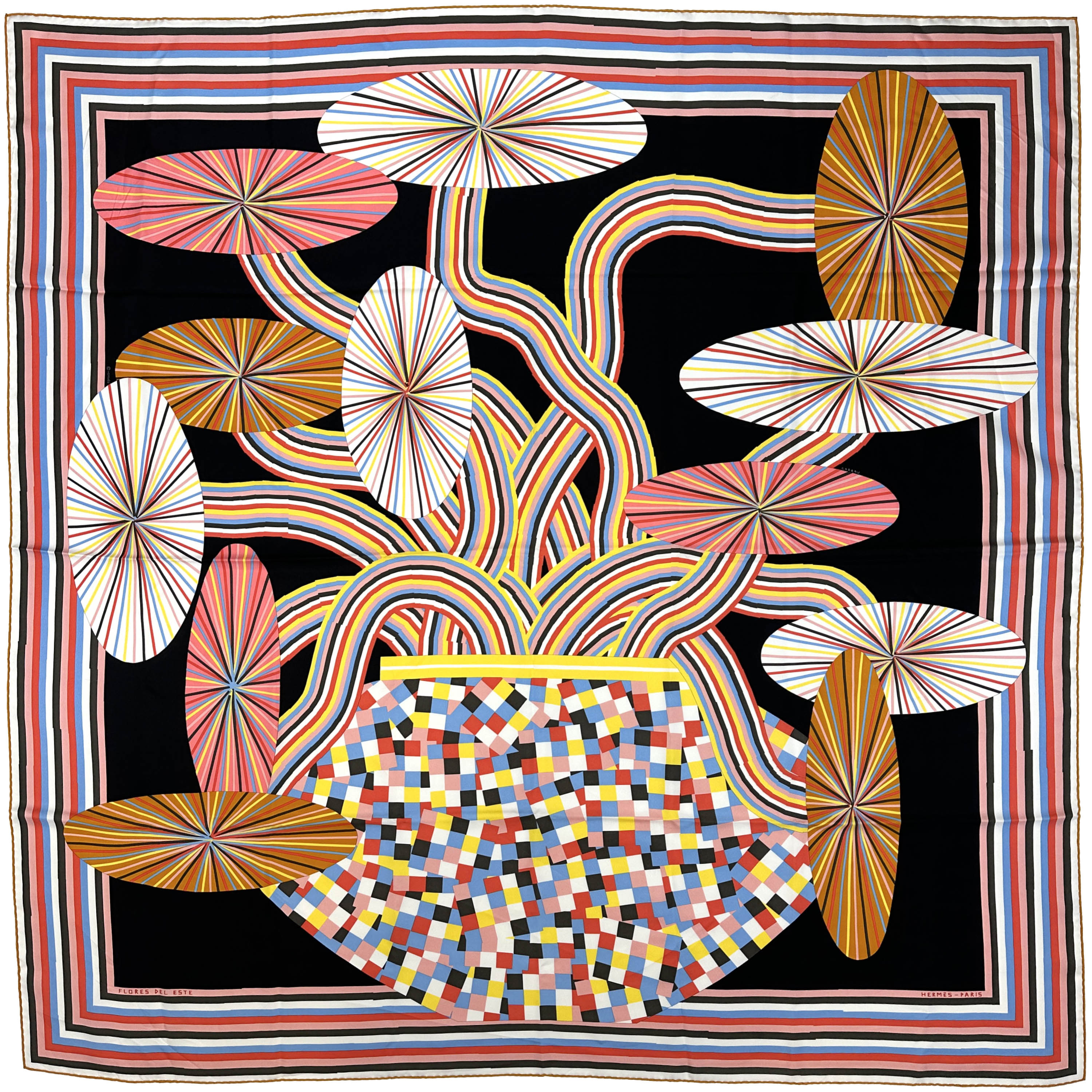 Hermès Flores Del Este Silk 140