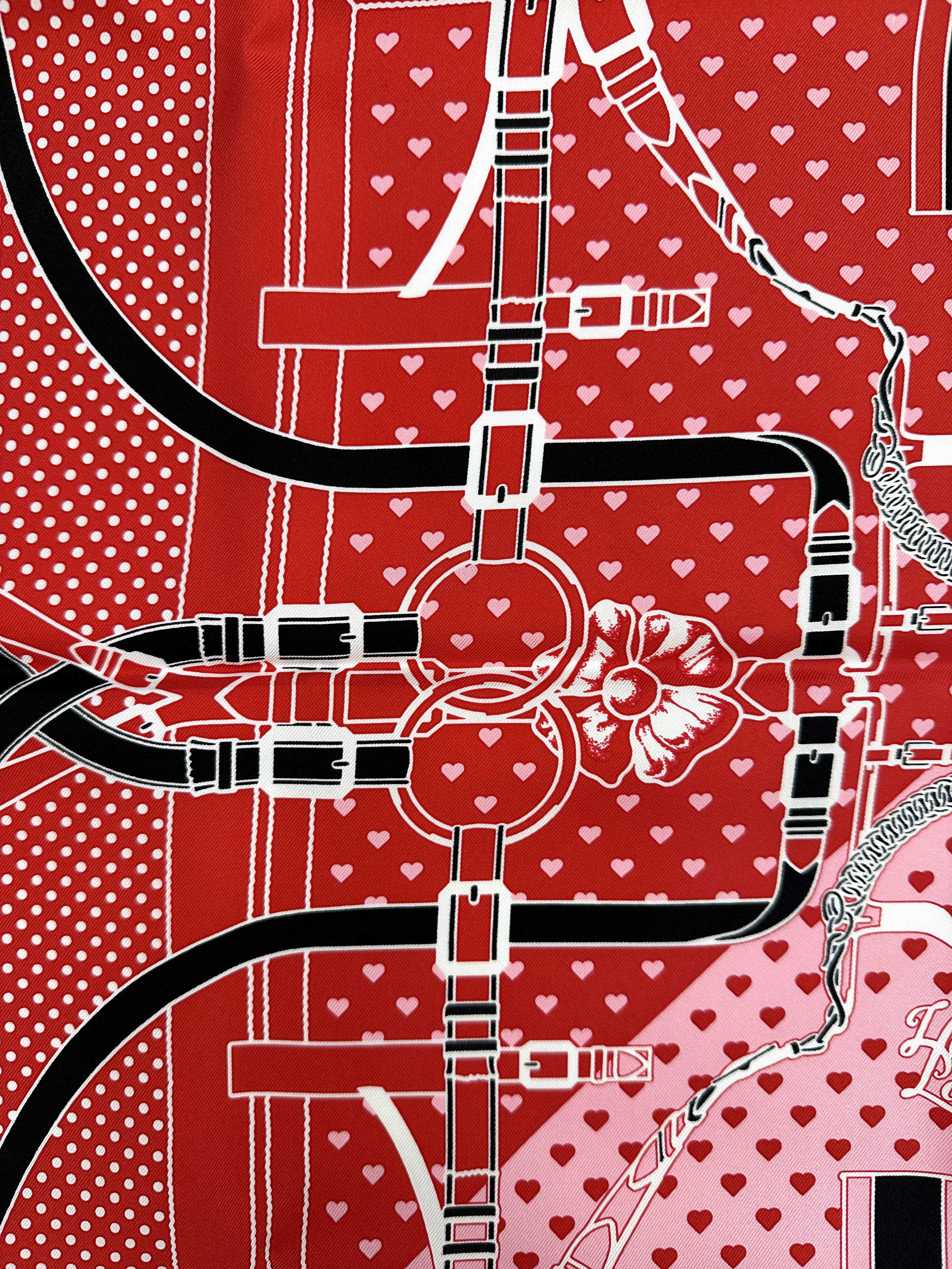 Hermès Le Grand Manege Bandana Love 70