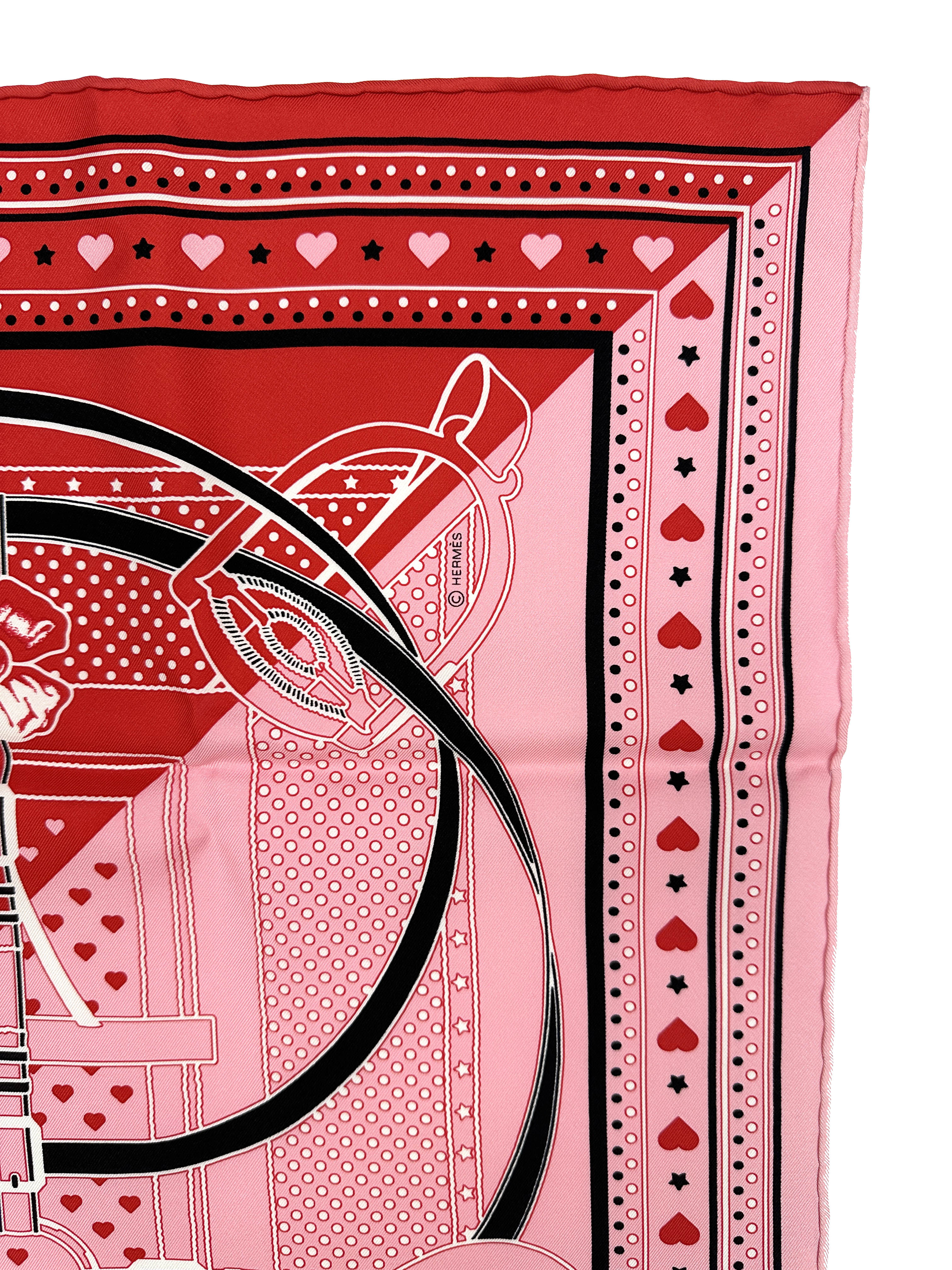 Hermès Le Grand Manege Bandana Love 70