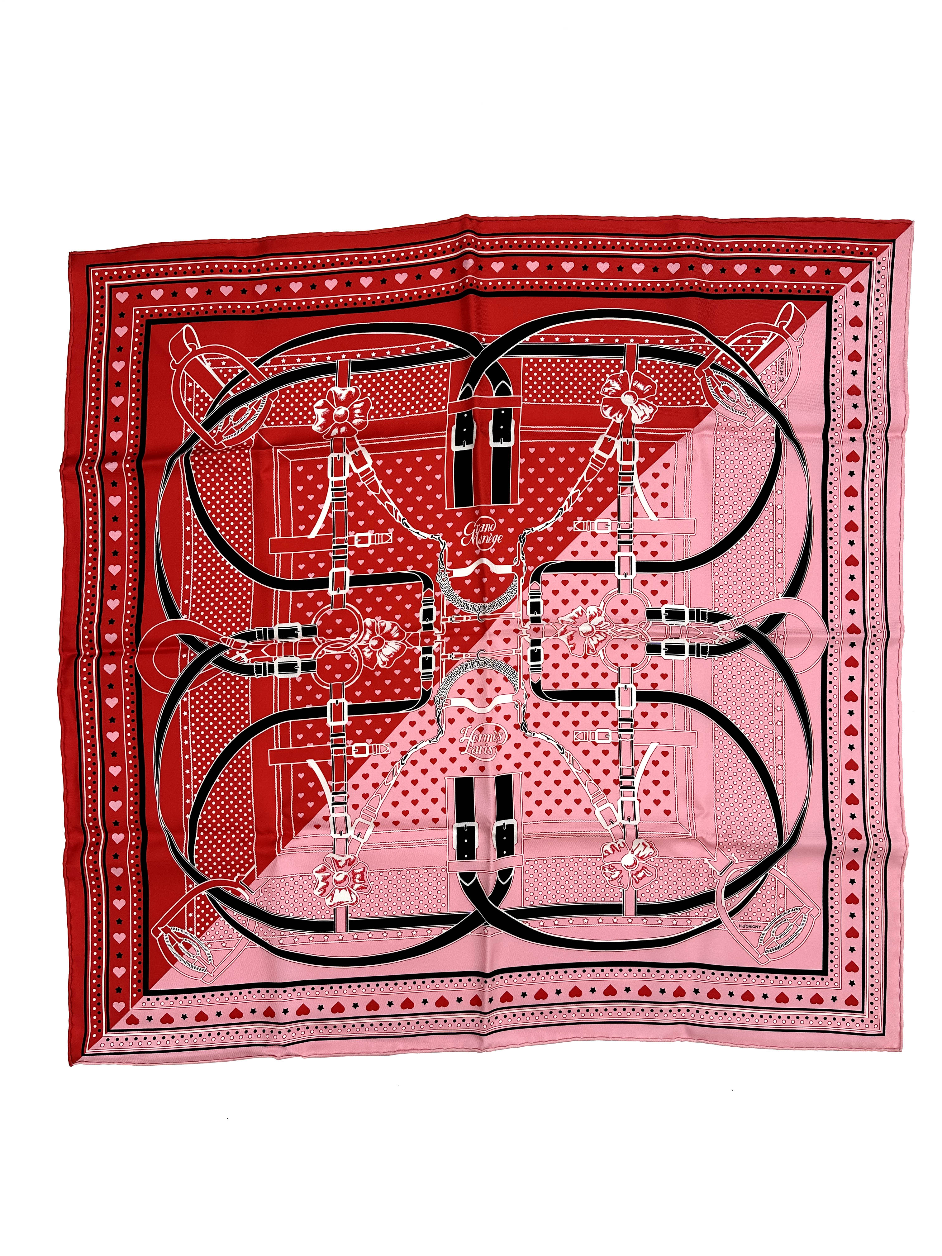 Hermès Le Grand Manege Bandana Love 70