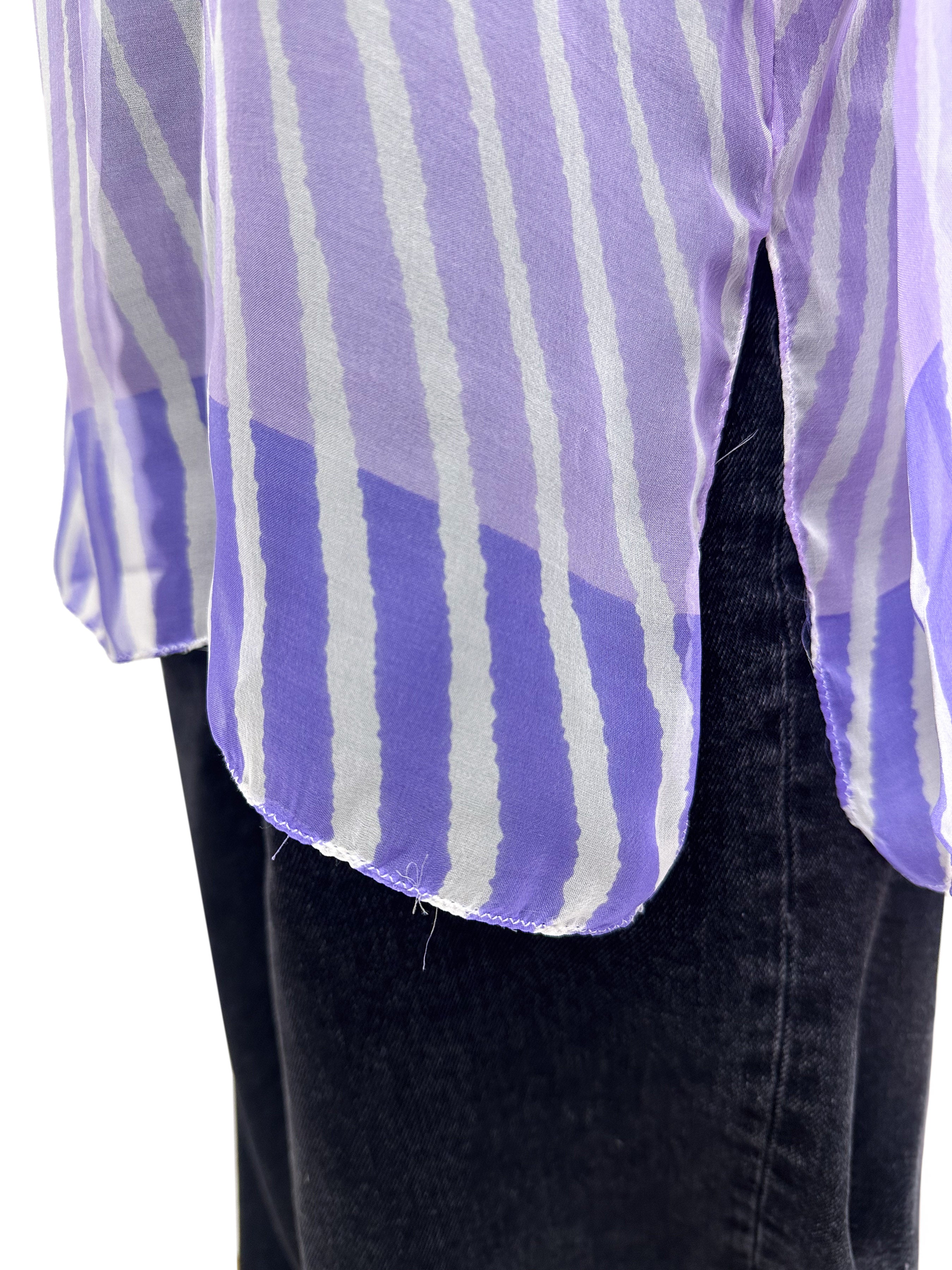 Hermès Soleil Mousseline Top