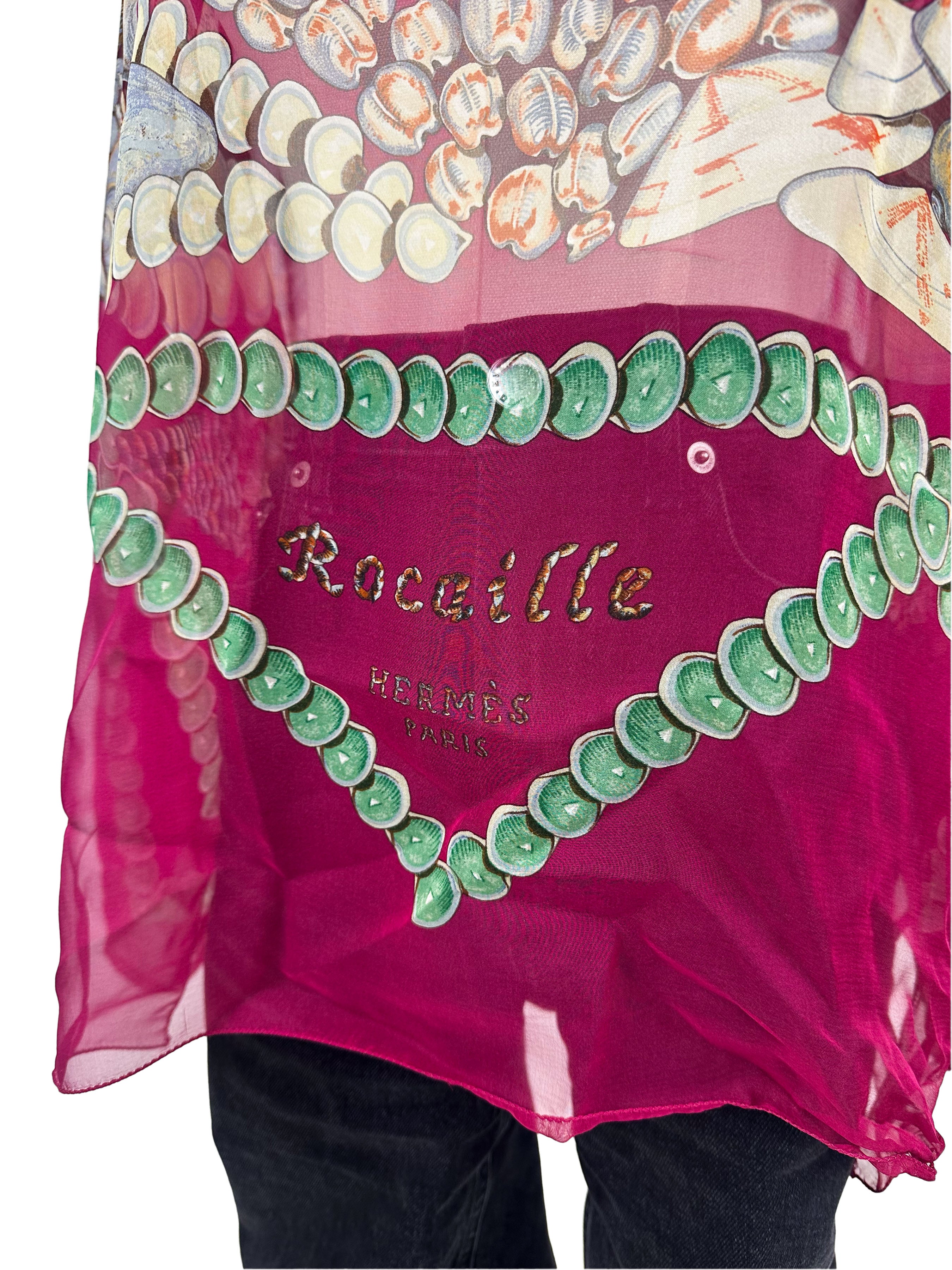 Hermès Rocaille Mousseline Top