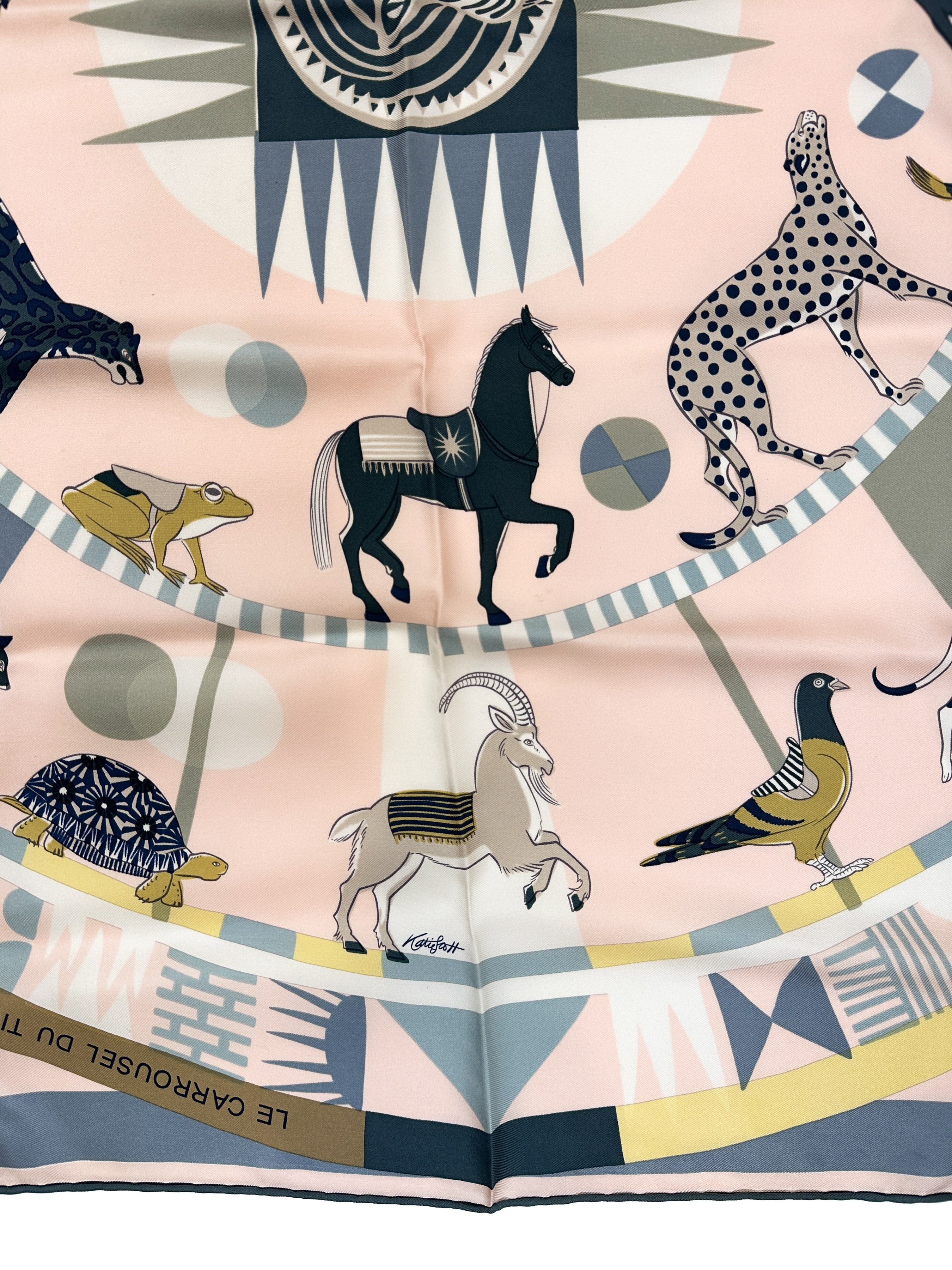 Hermès Le Carrousel du Tigre Royal 90