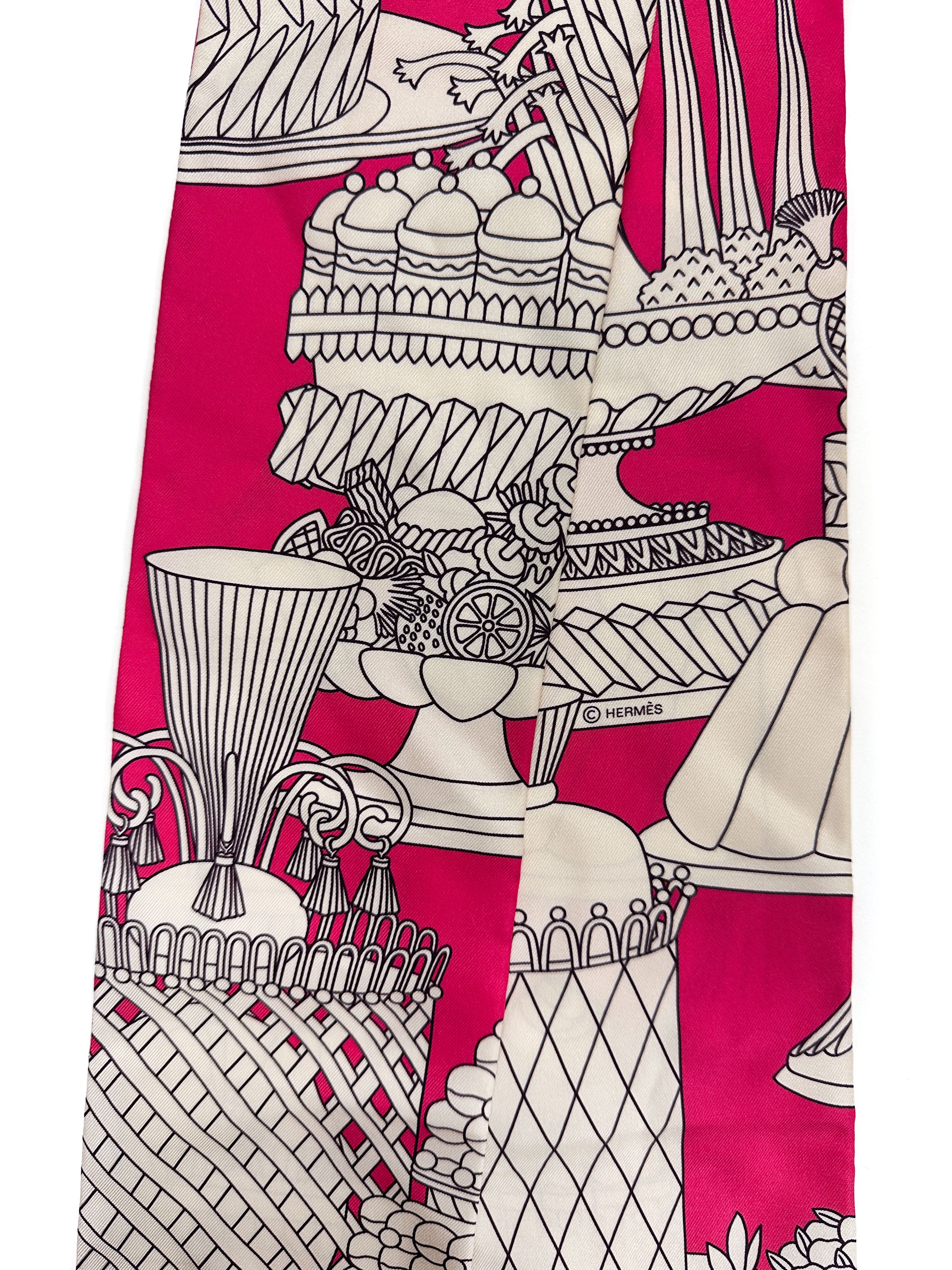 Hermès La Pâtisserie Française Maxi Twilly Slim
