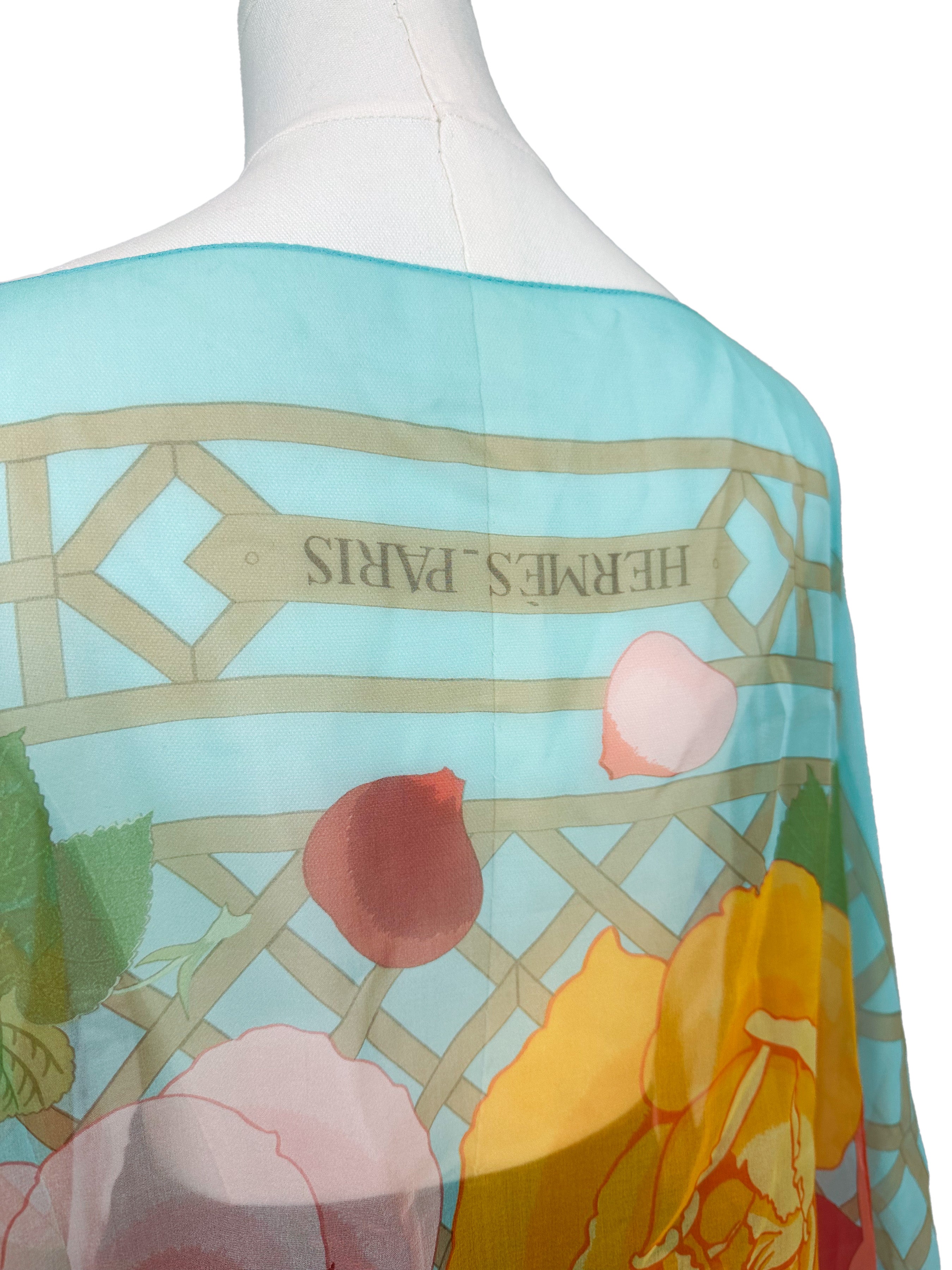 Hermès Roseraie Mousseline Top