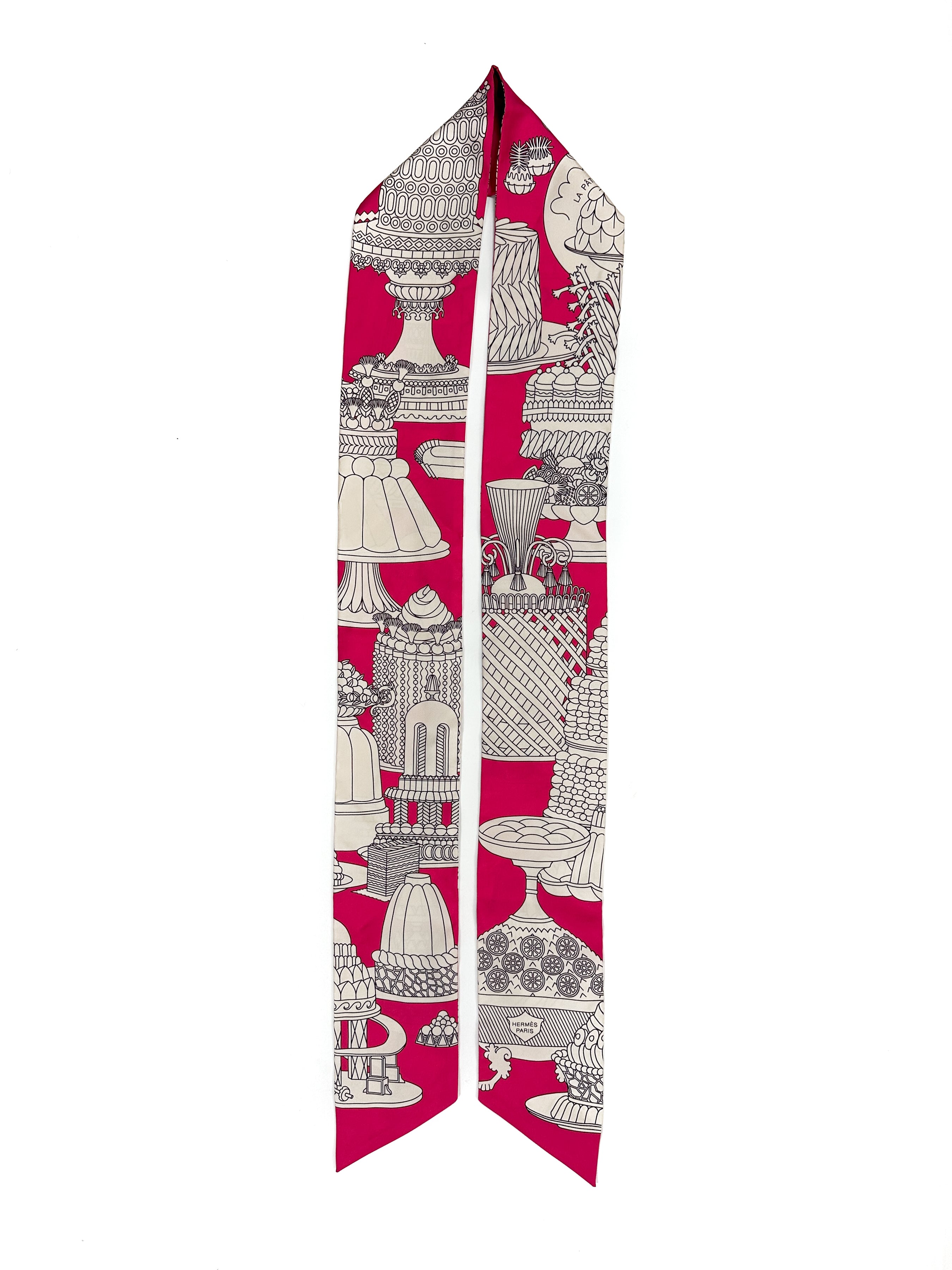 Hermès La Pâtisserie Française Maxi Twilly Slim