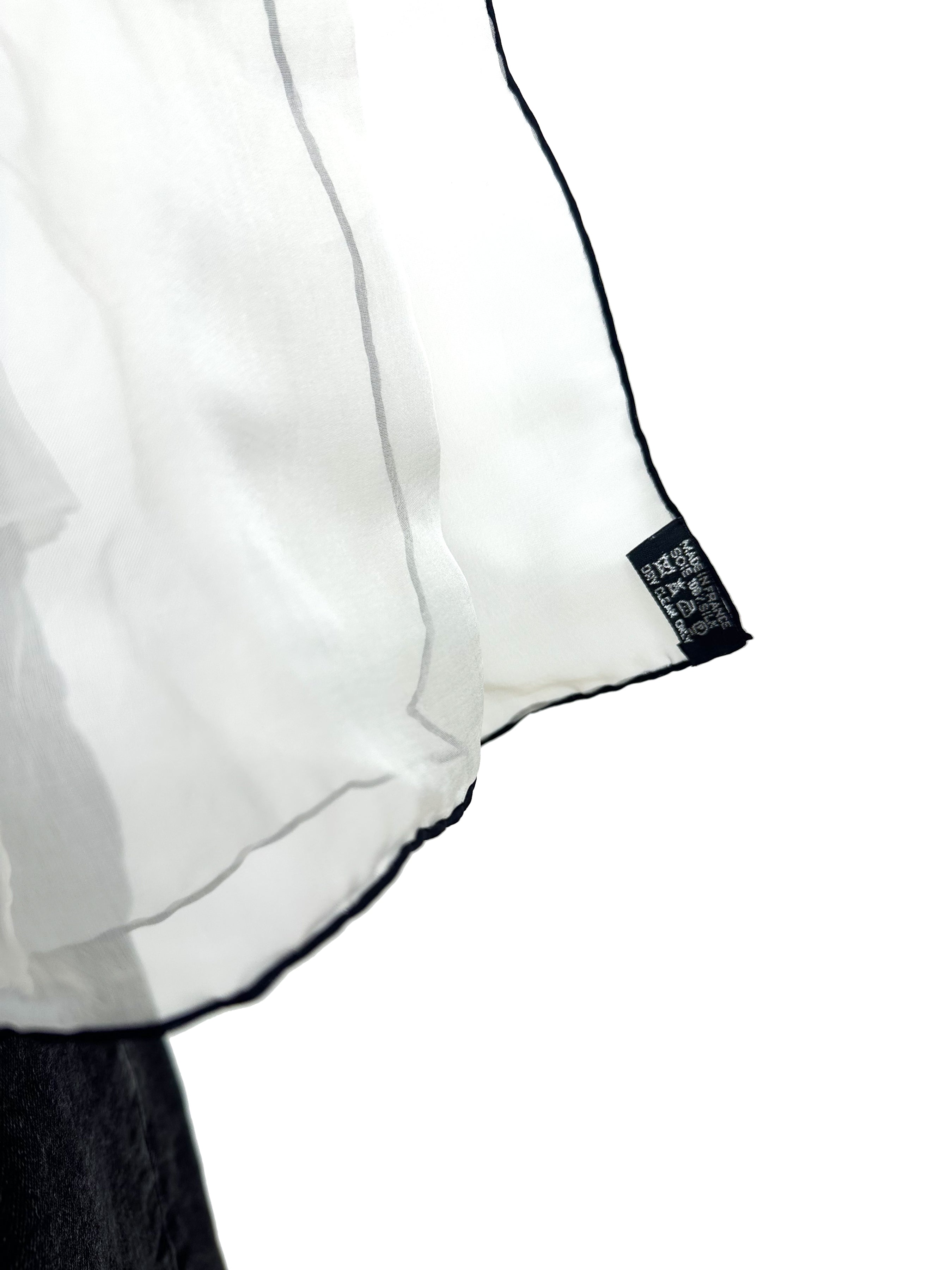 Hermès L'Art d'Ecrire Mousseline Top