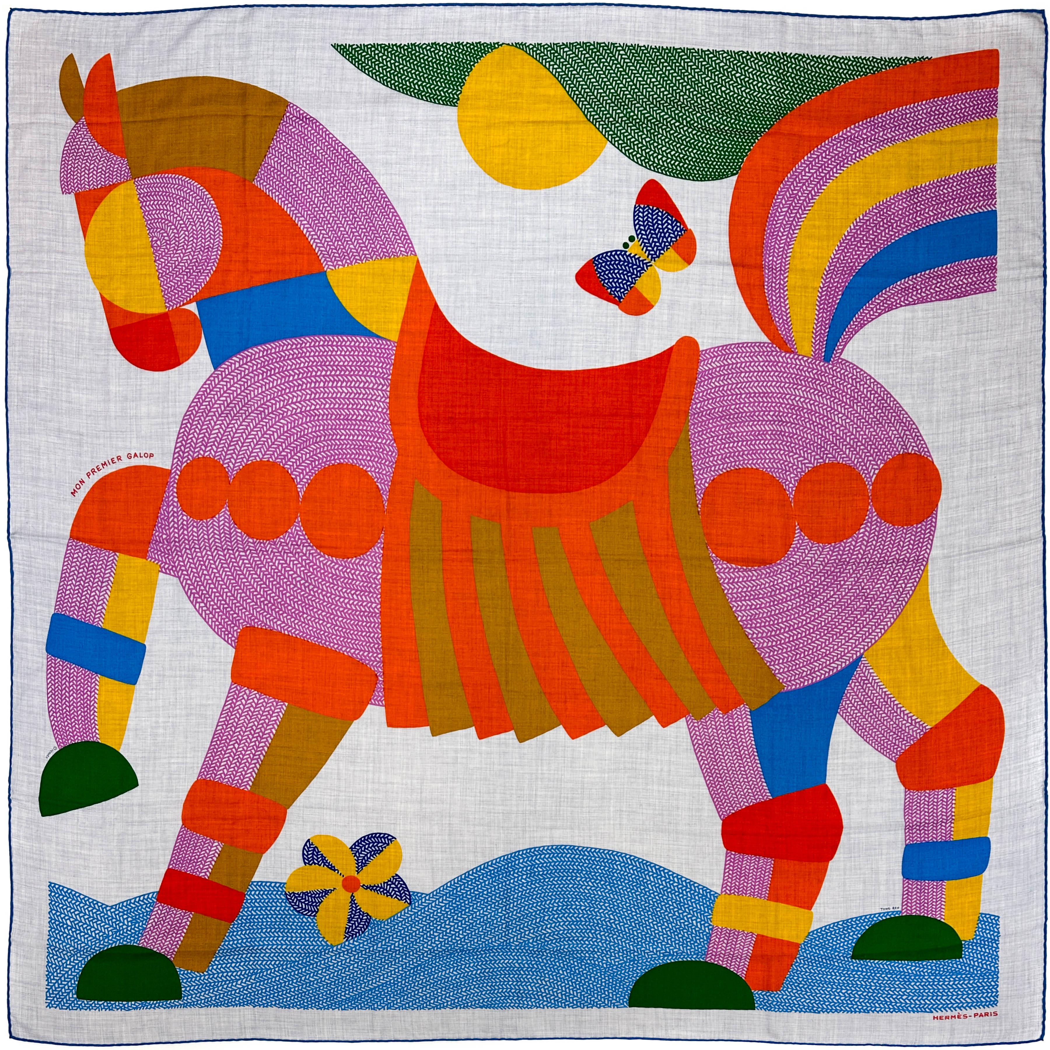 Hermès Mon Premier Galop Cashmere Silk 140