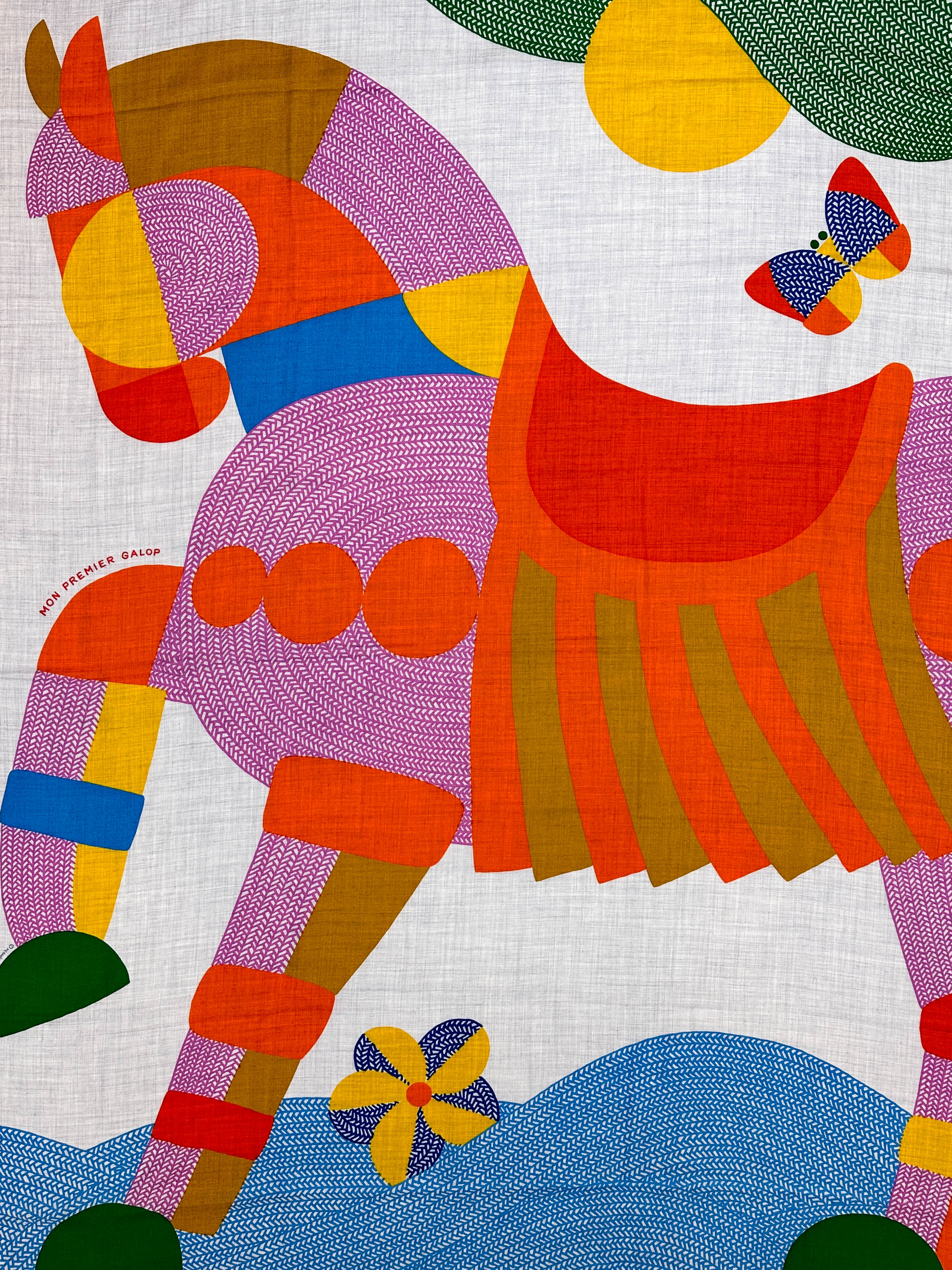 Hermès Mon Premier Galop Cashmere Silk 140