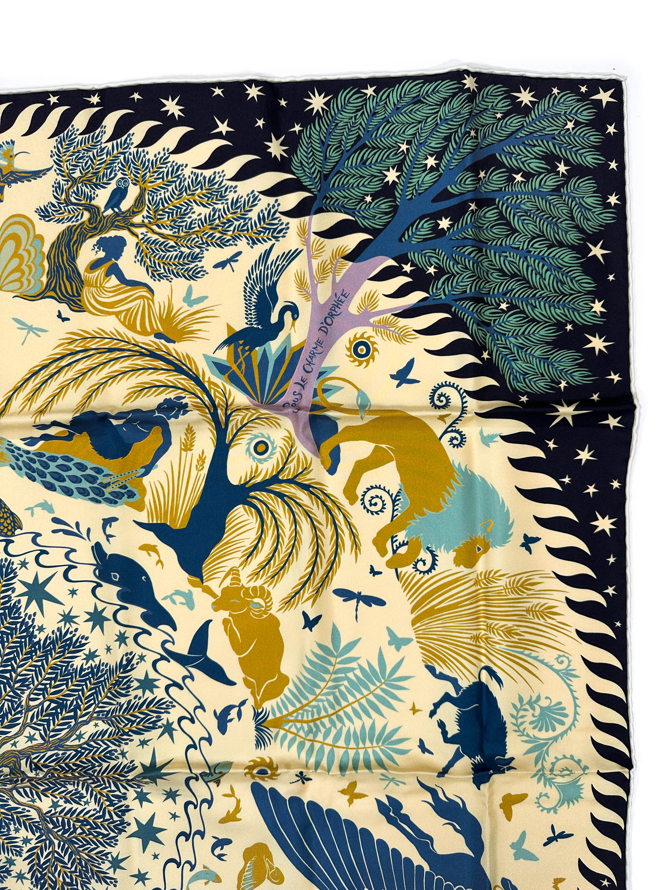 Hermès Sous le Charme d'Orphée Double Face 90